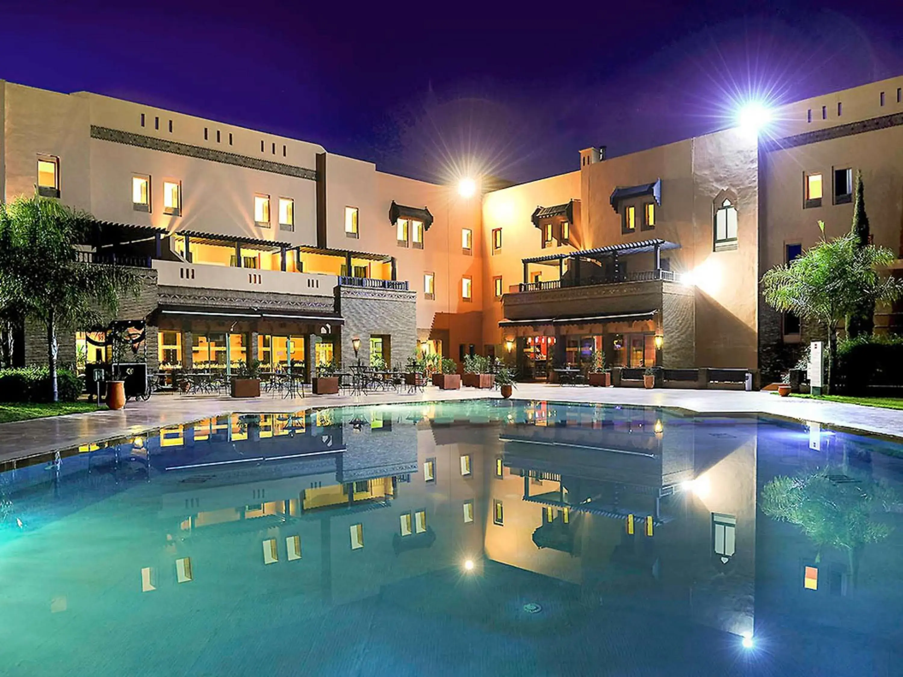 Pool view in Ibis Marrakech Palmeraie Pool view in Ibis Marrakech Palmeraie