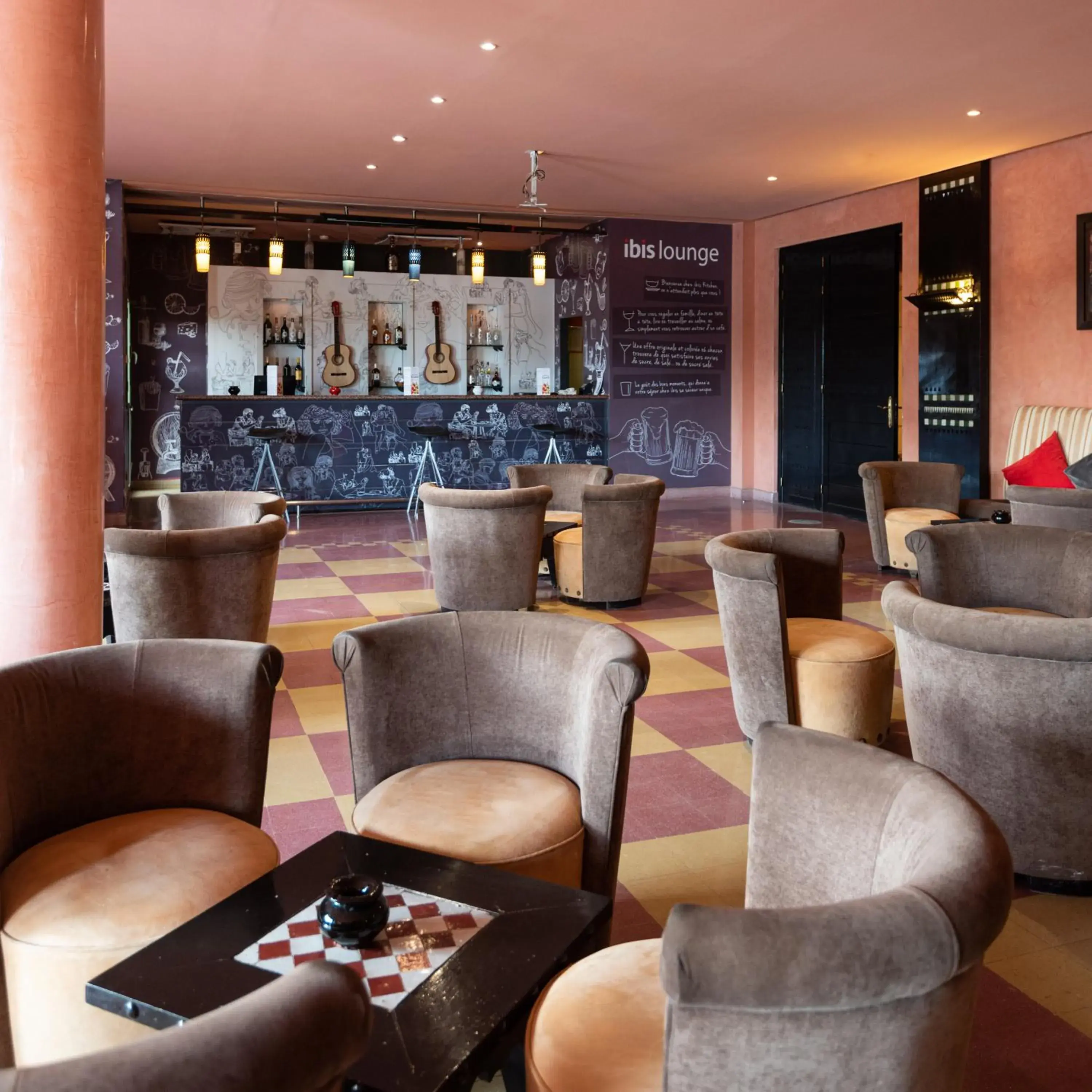 Lounge or bar in Ibis Marrakech Palmeraie Lounge or bar in Ibis Marrakech Palmeraie