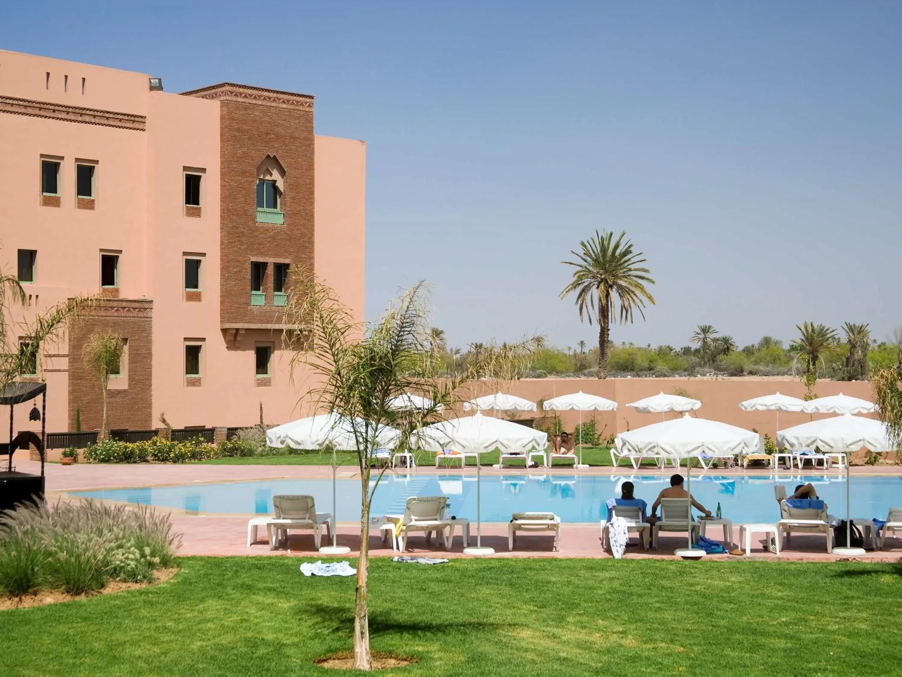 Pool view in Ibis Marrakech Palmeraie Pool view in Ibis Marrakech Palmeraie