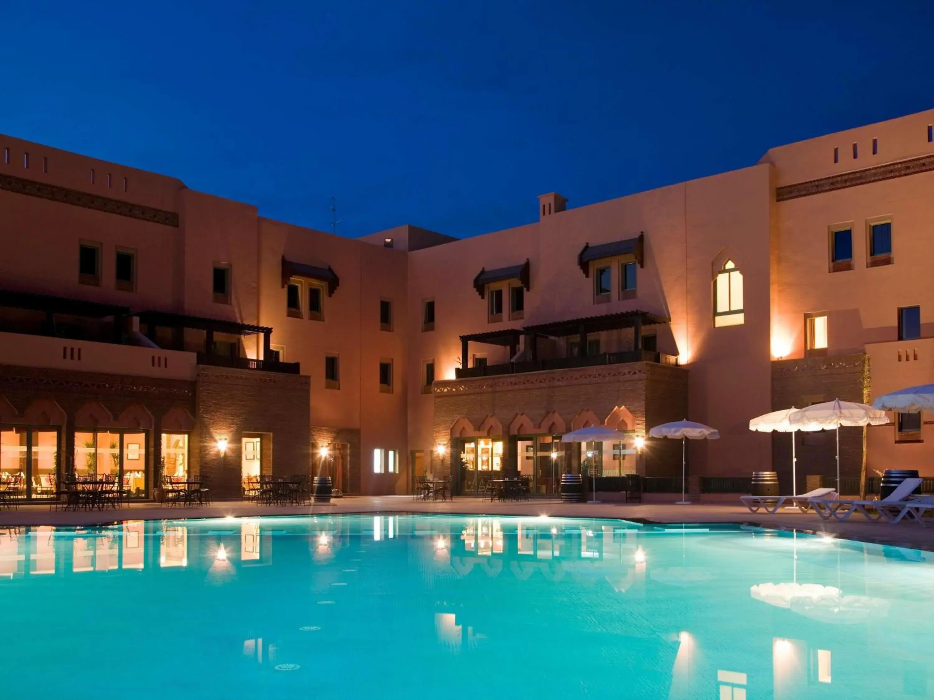 Pool view in Ibis Marrakech Palmeraie Pool view in Ibis Marrakech Palmeraie