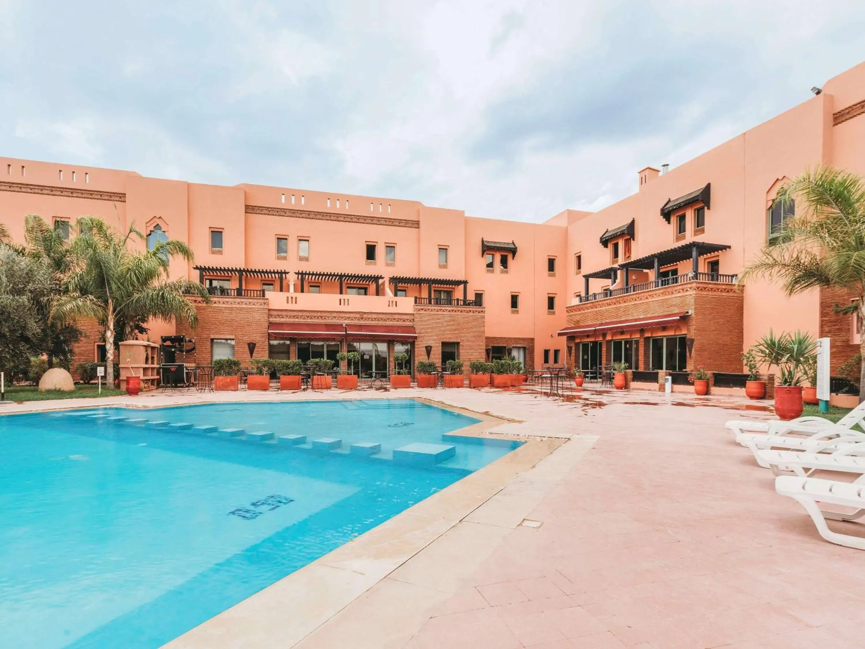 Pool view in Ibis Marrakech Palmeraie Pool view in Ibis Marrakech Palmeraie