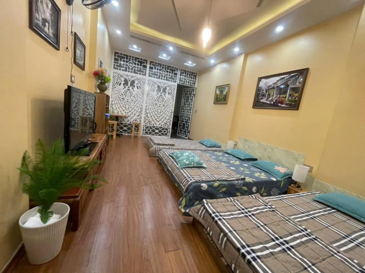 Bed in Ba Dinh Le rêveur Homestay