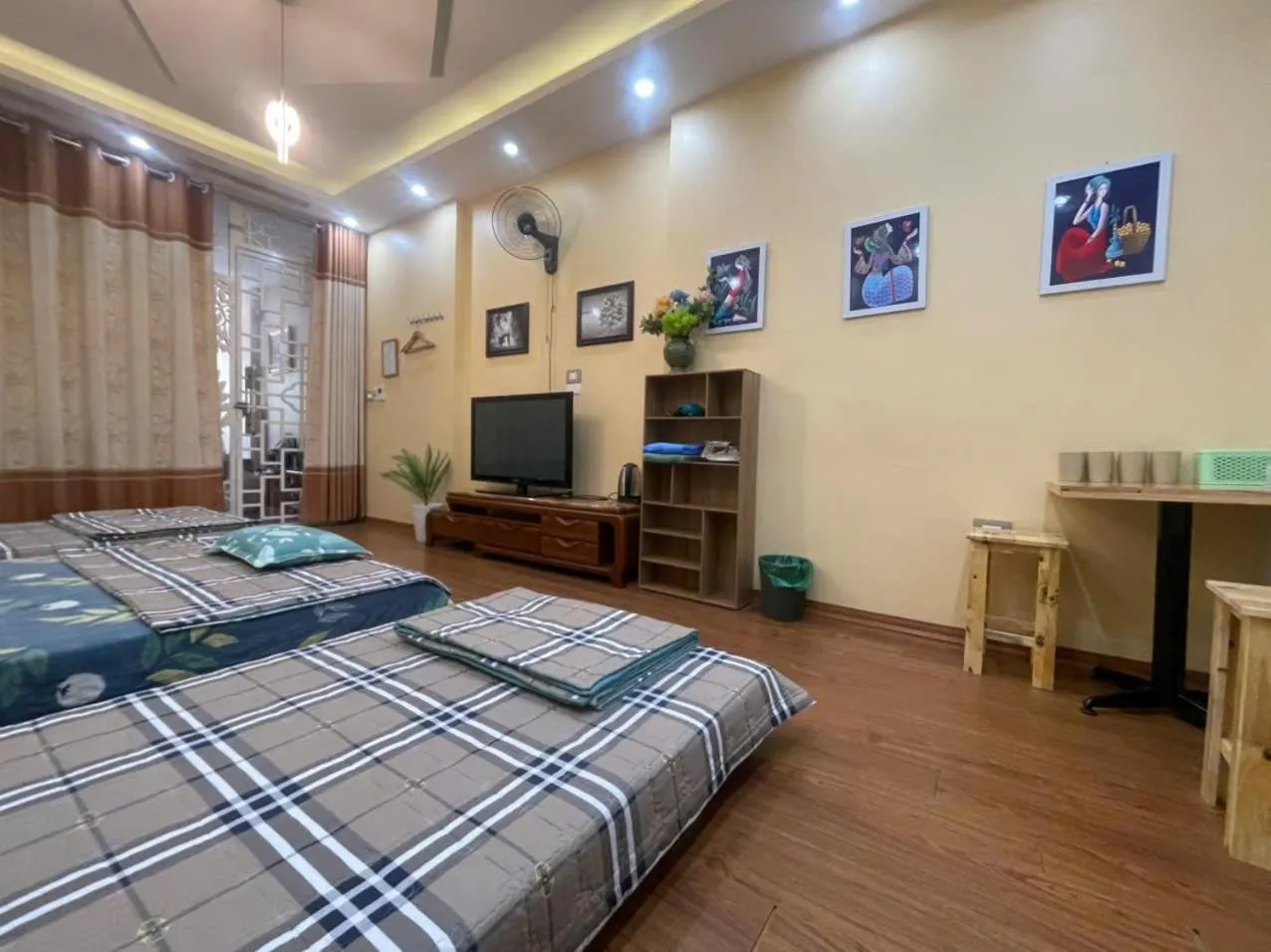 Bed in Ba Dinh Le rêveur Homestay