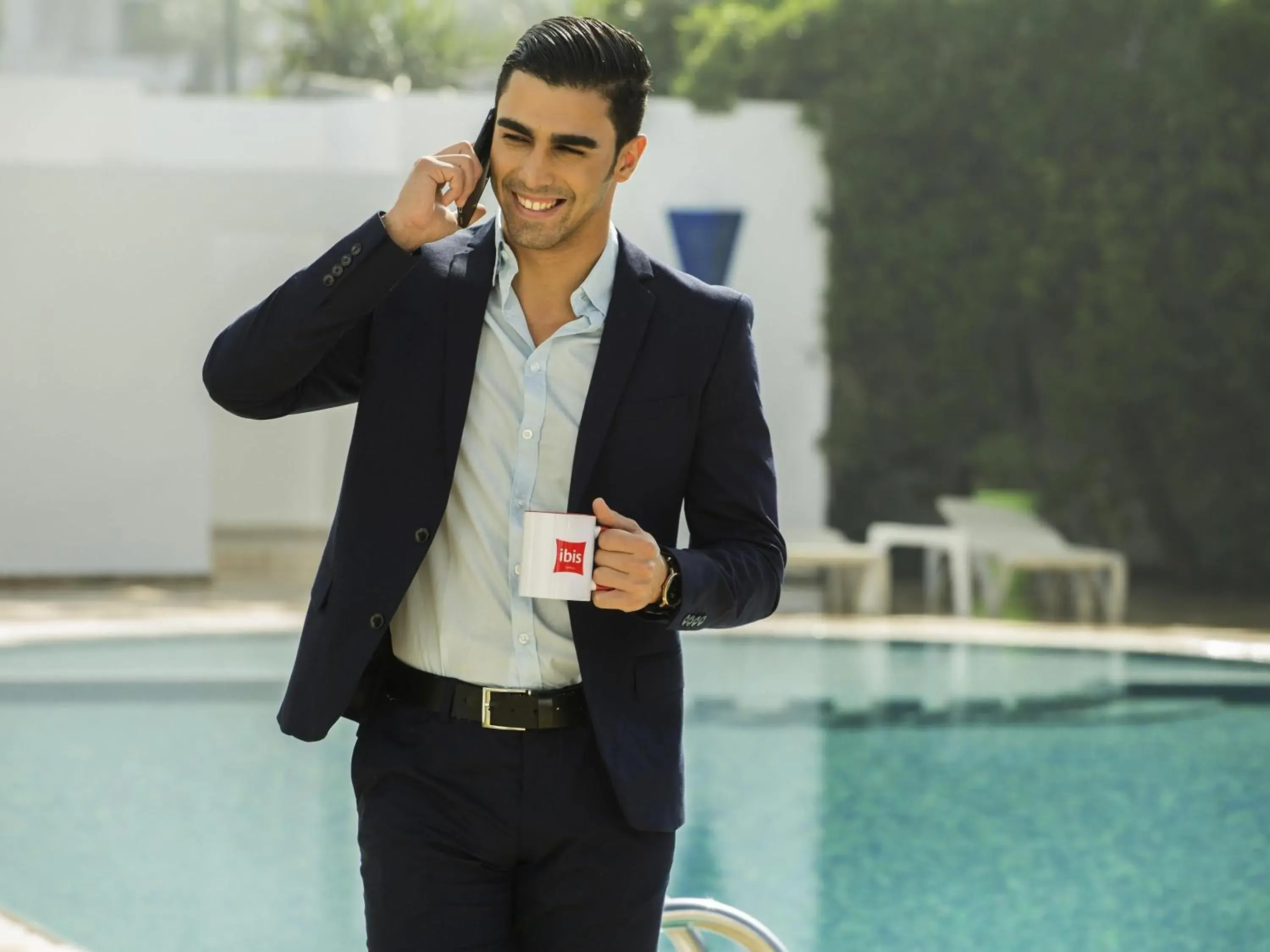 Pool view in Ibis Meknès Pool view in Ibis Meknès