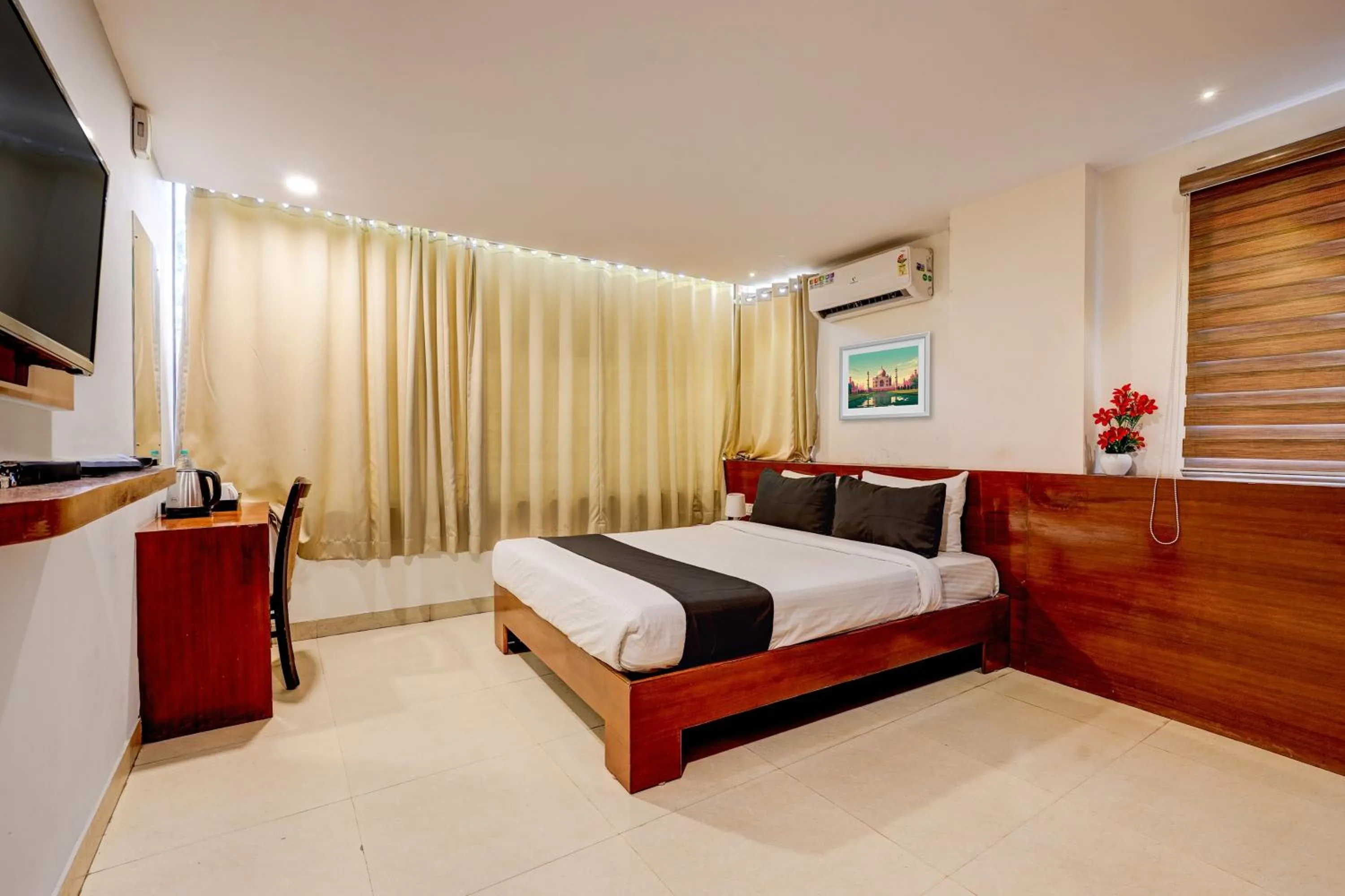 Lobby or reception, Bed in Hotel O RK residency