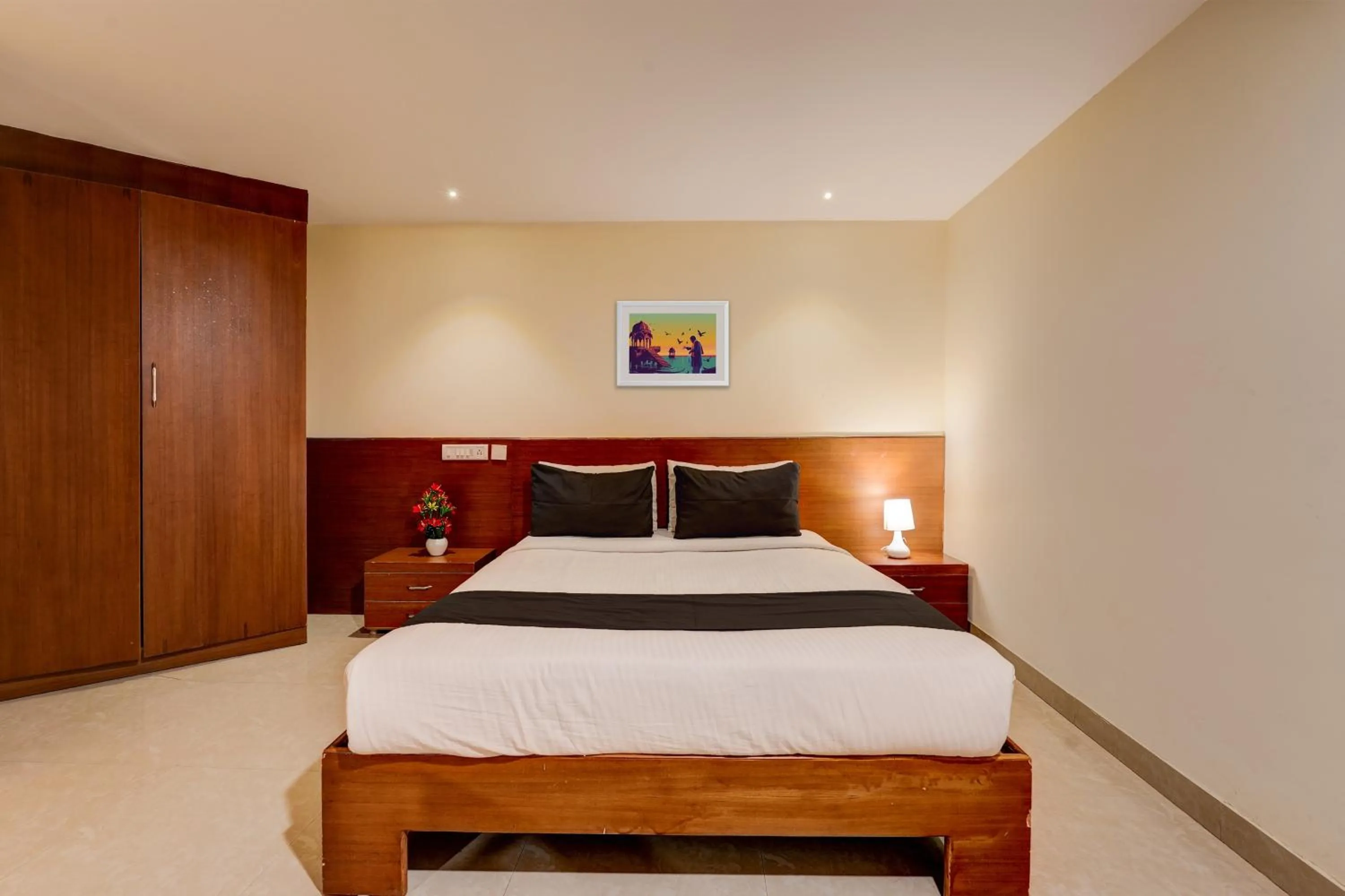 Bedroom, Bed in Hotel O RK residency