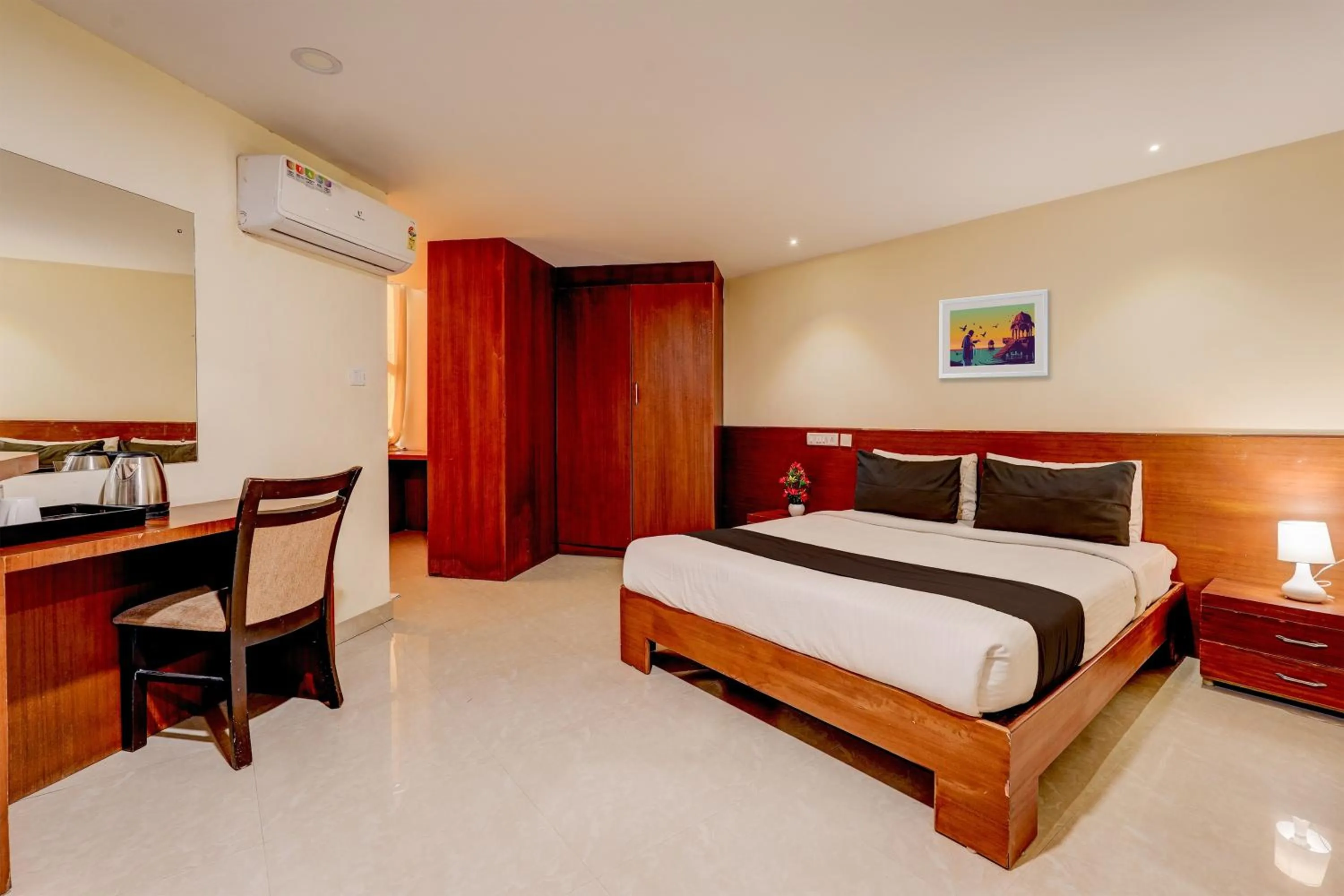 Bedroom, Bed in Hotel O RK residency