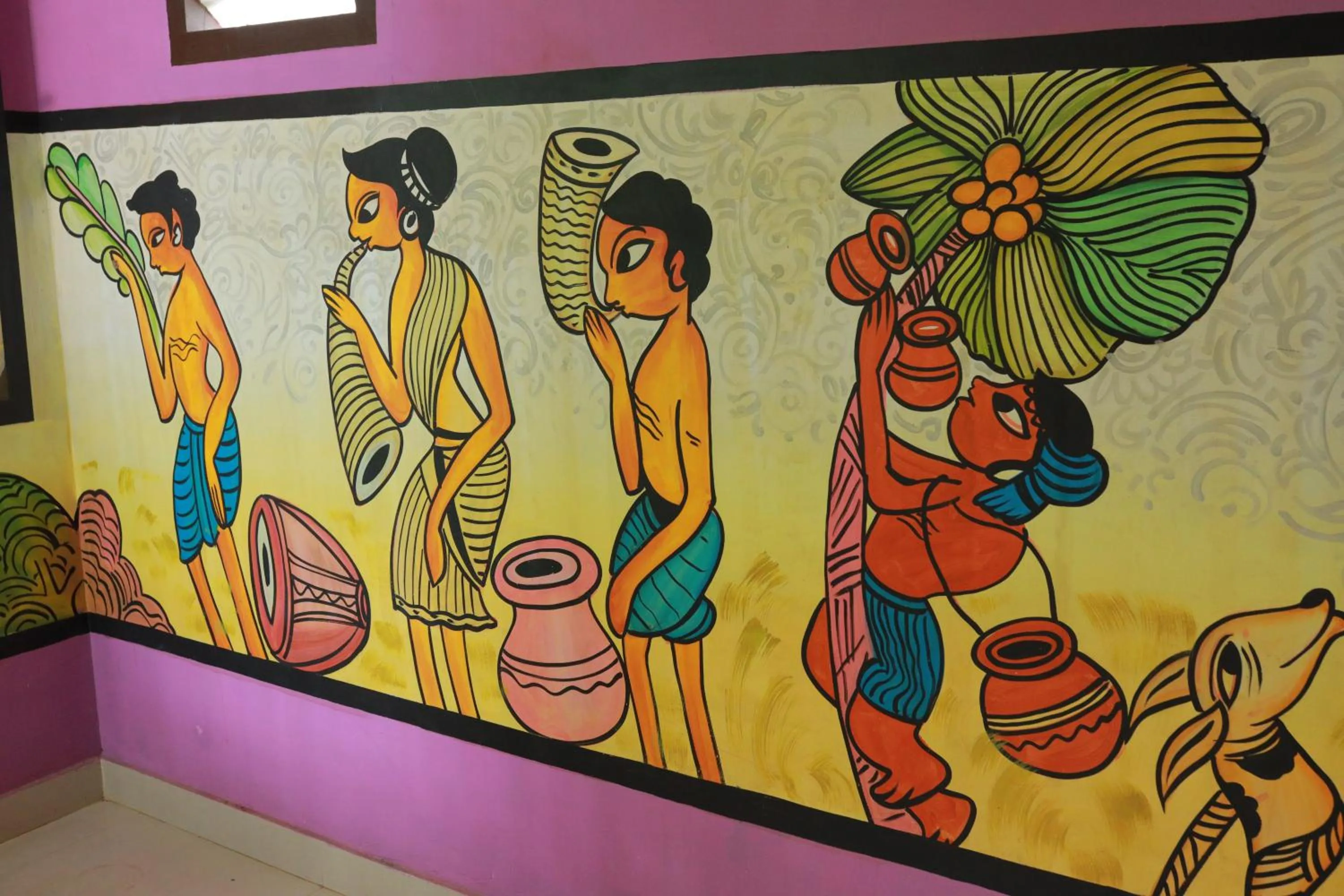 Decorative detail in Aryavilla Heritage