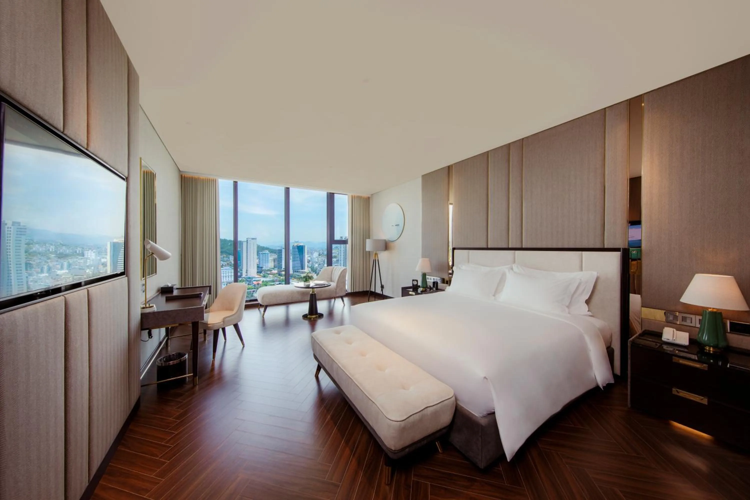 Bedroom, Bed in Sea Stars Hotel Ha Long