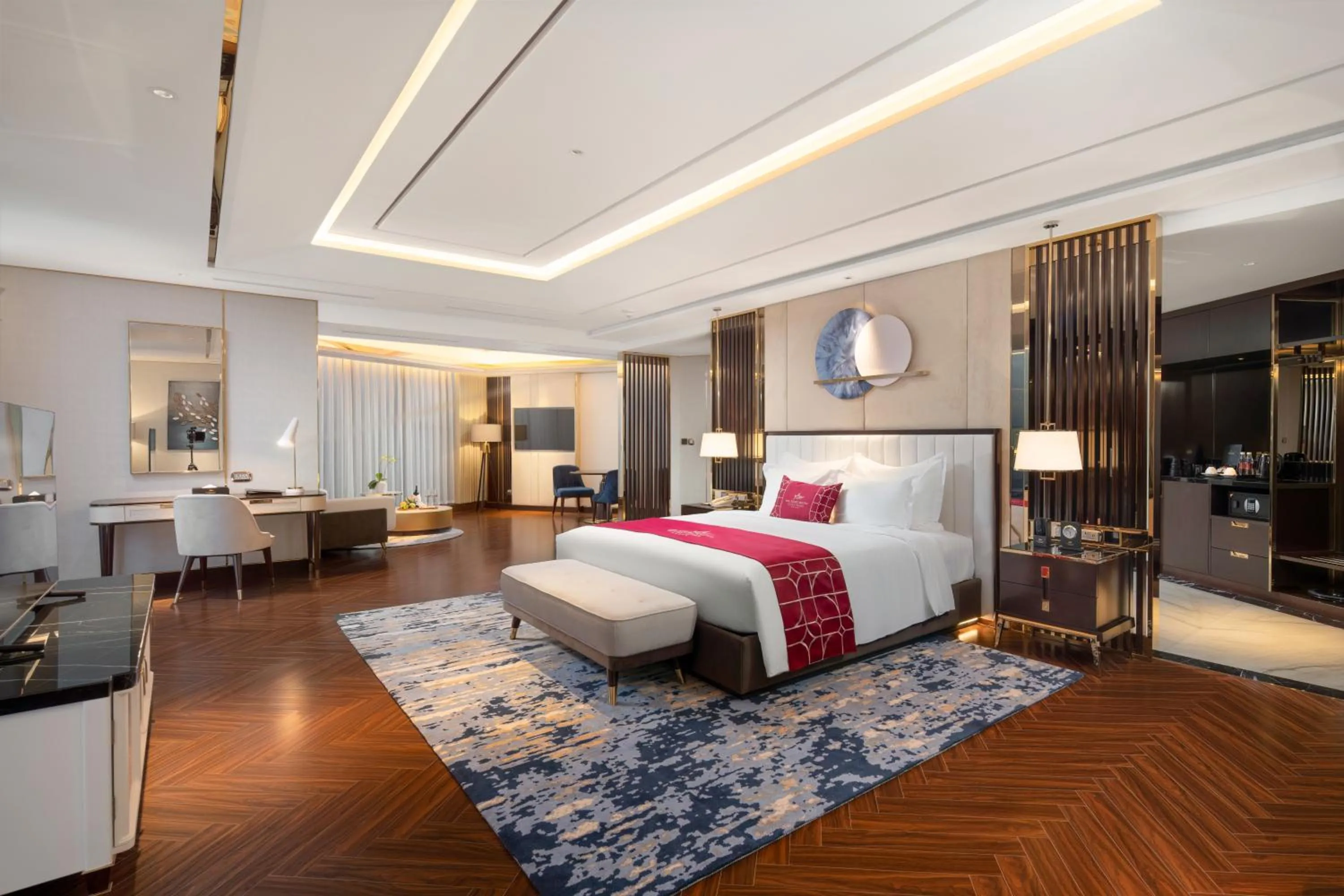 Bed in Sea Stars Hotel Ha Long