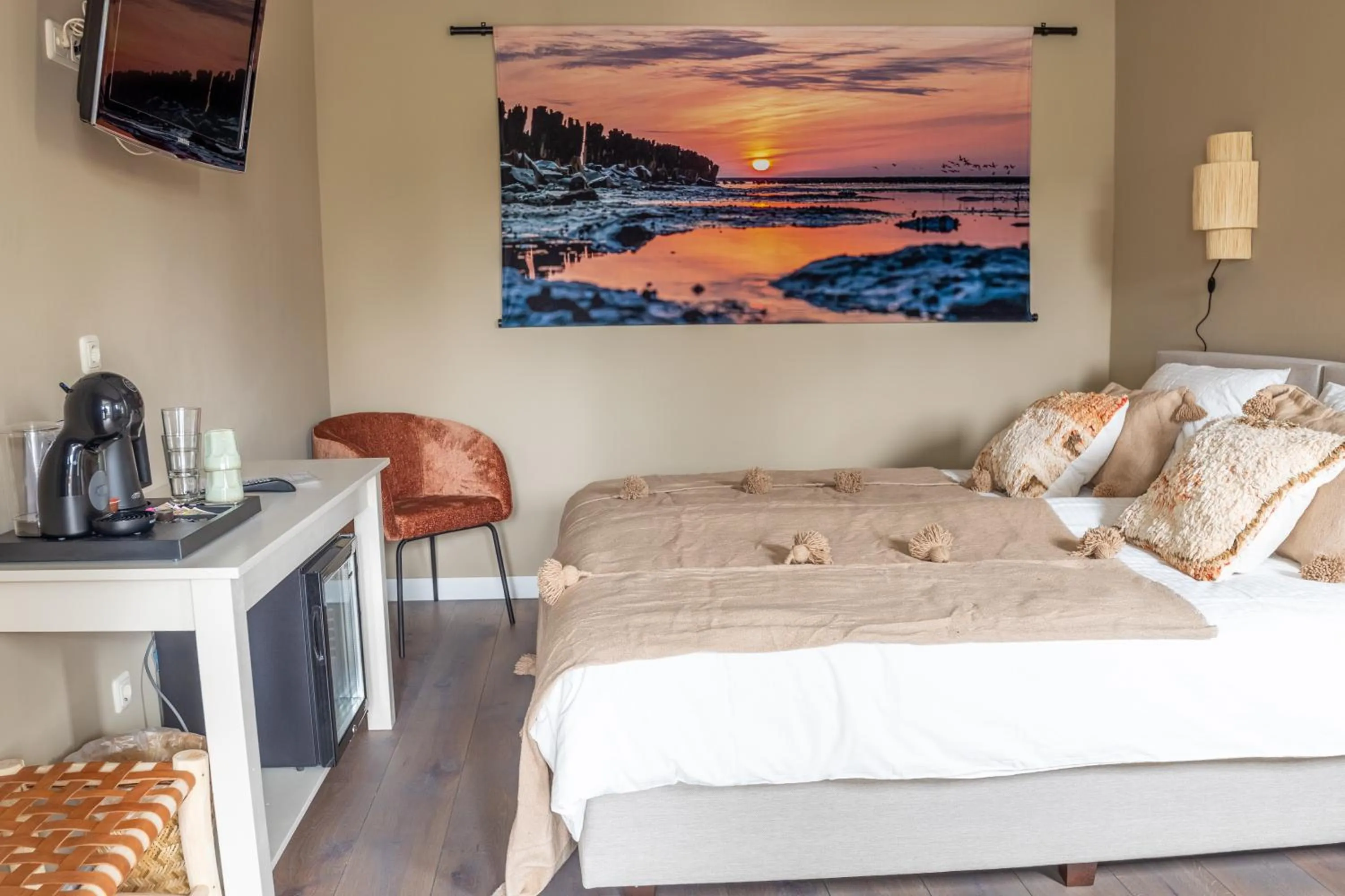 Bed in Hotel Restaurant Toxopeus