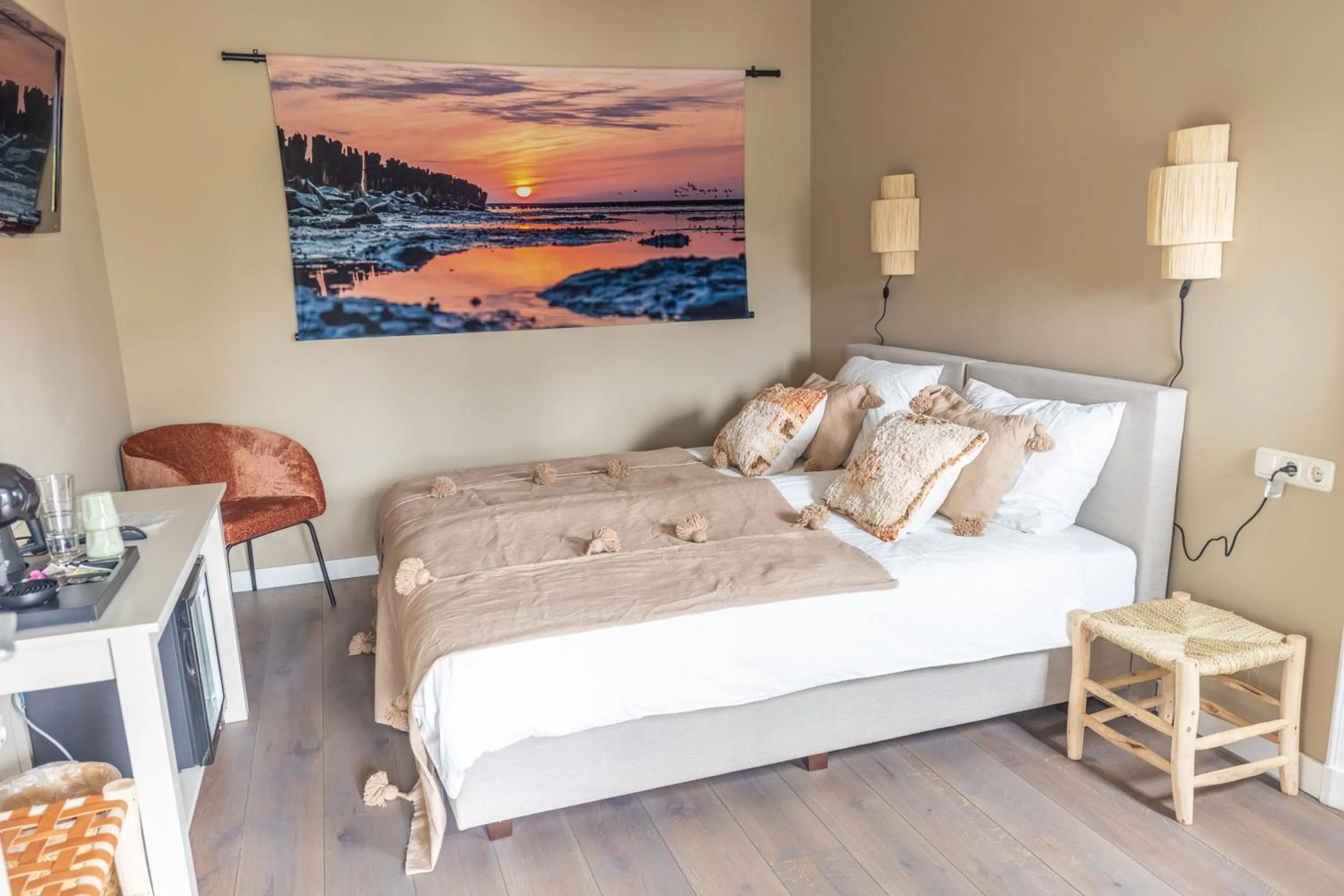 Bed in Hotel Restaurant Toxopeus