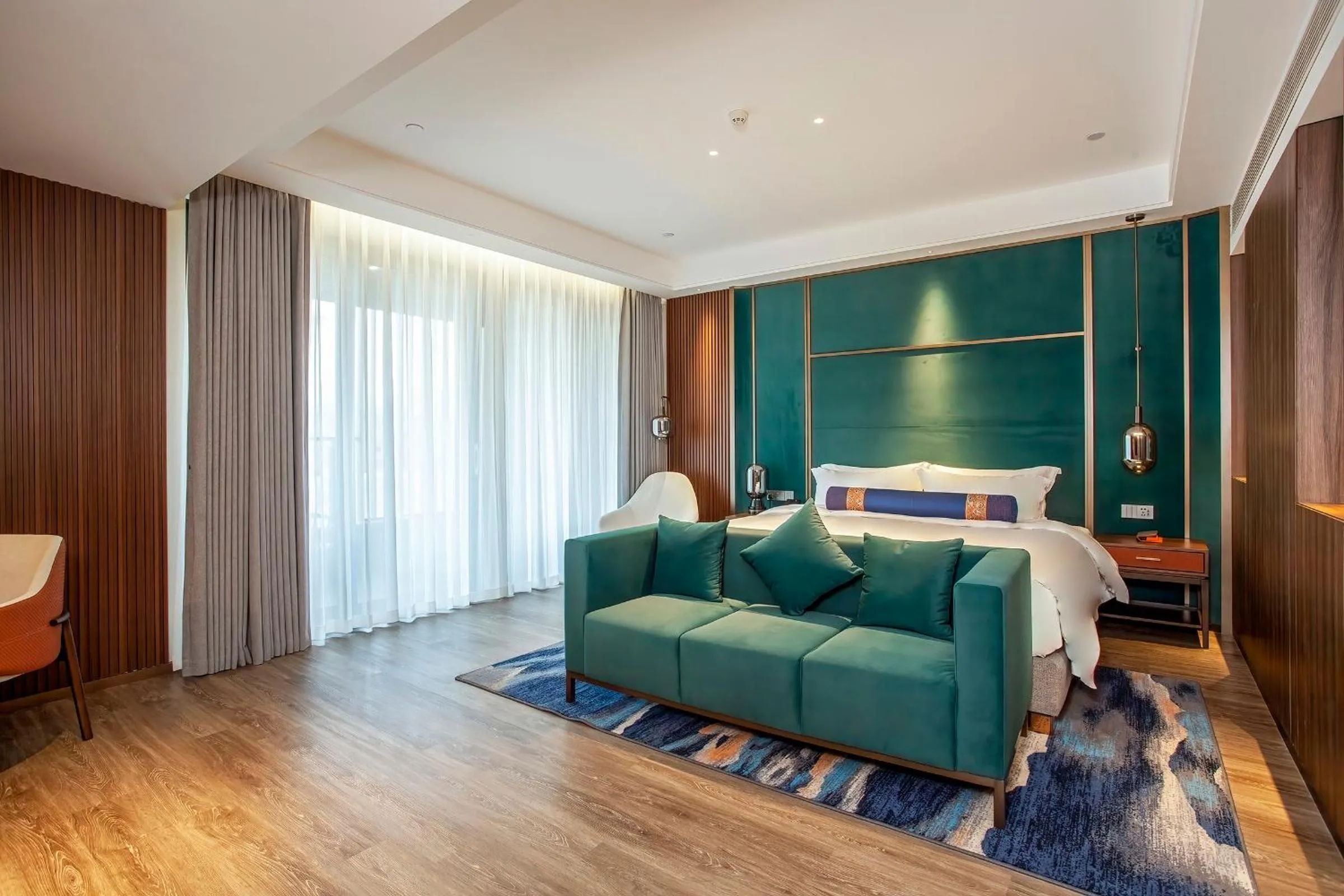 Bed in Gao Shi Di Hot Spring Hotel Yangzhou