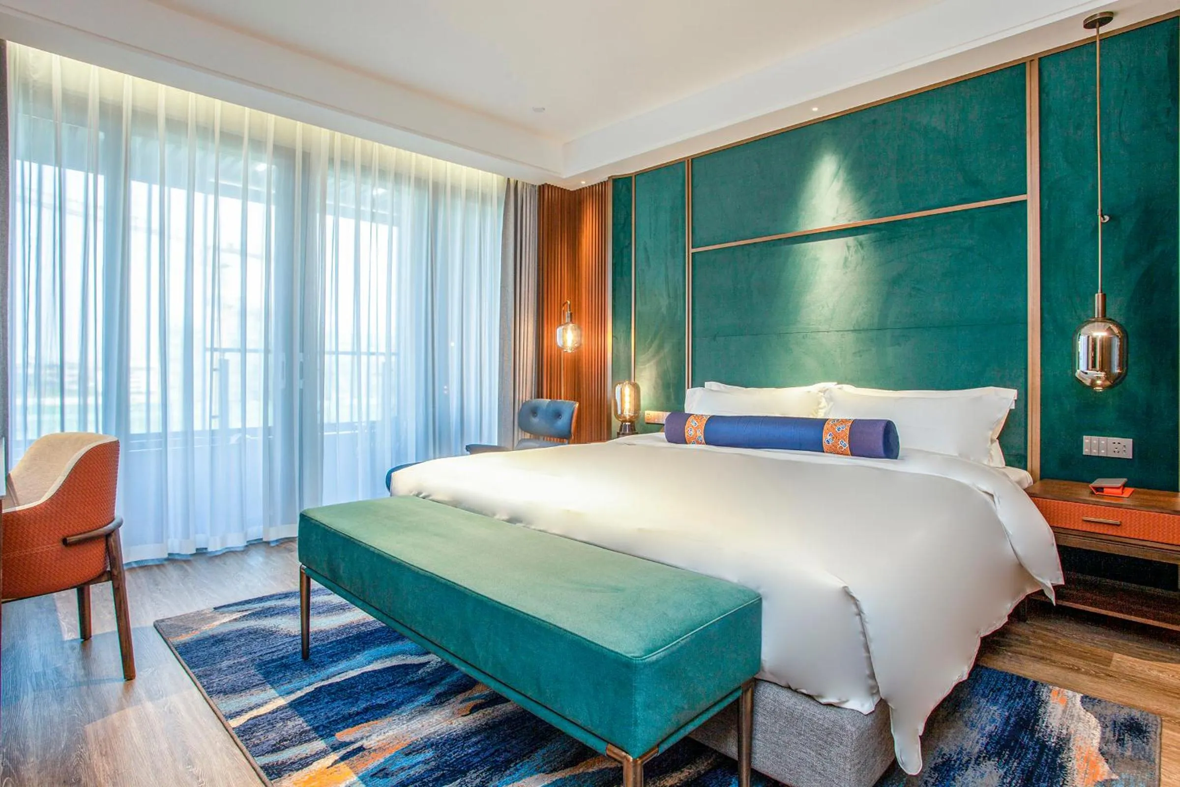 Bed in Gao Shi Di Hot Spring Hotel Yangzhou