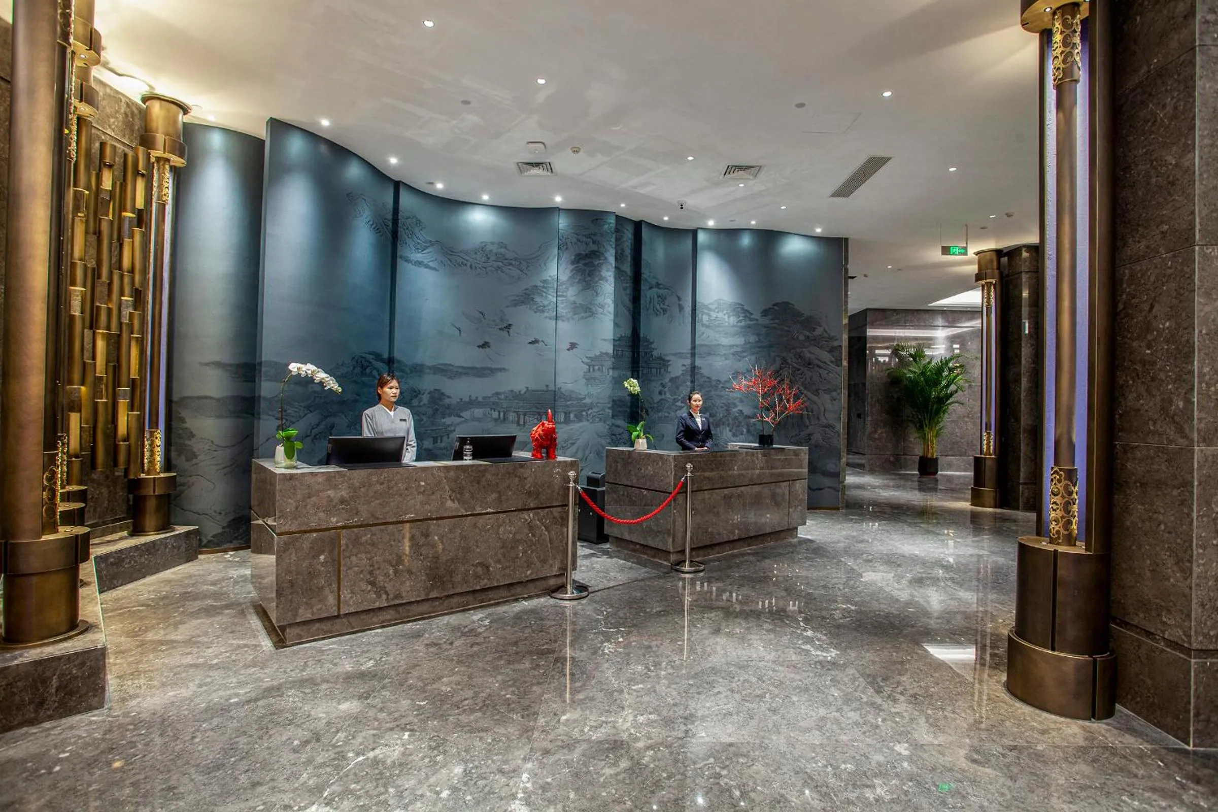 Lobby or reception in Gao Shi Di Hot Spring Hotel Yangzhou