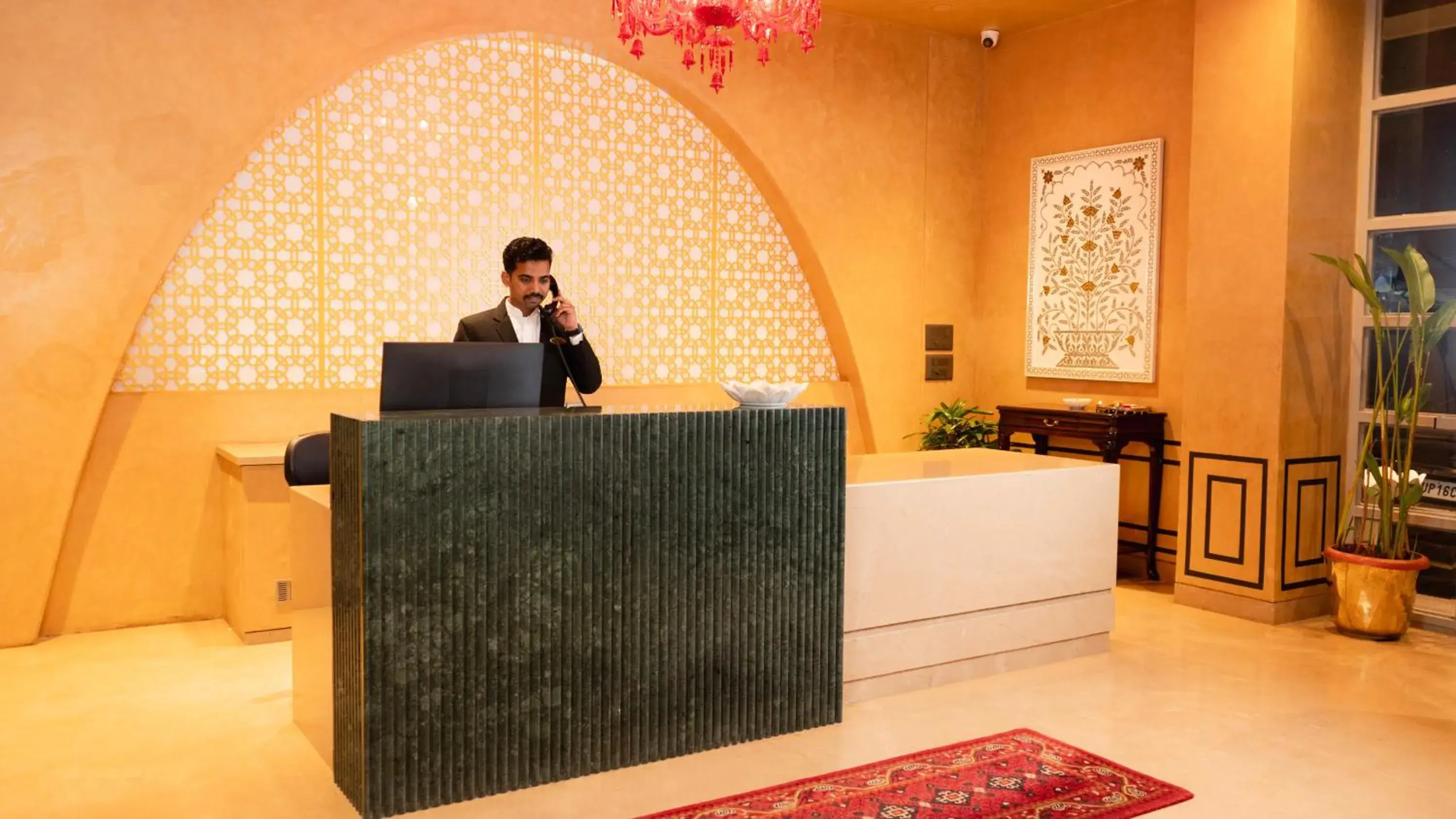 Lobby or reception in Hotel Bawa Udaipur Lobby or reception in Hotel Bawa Udaipur