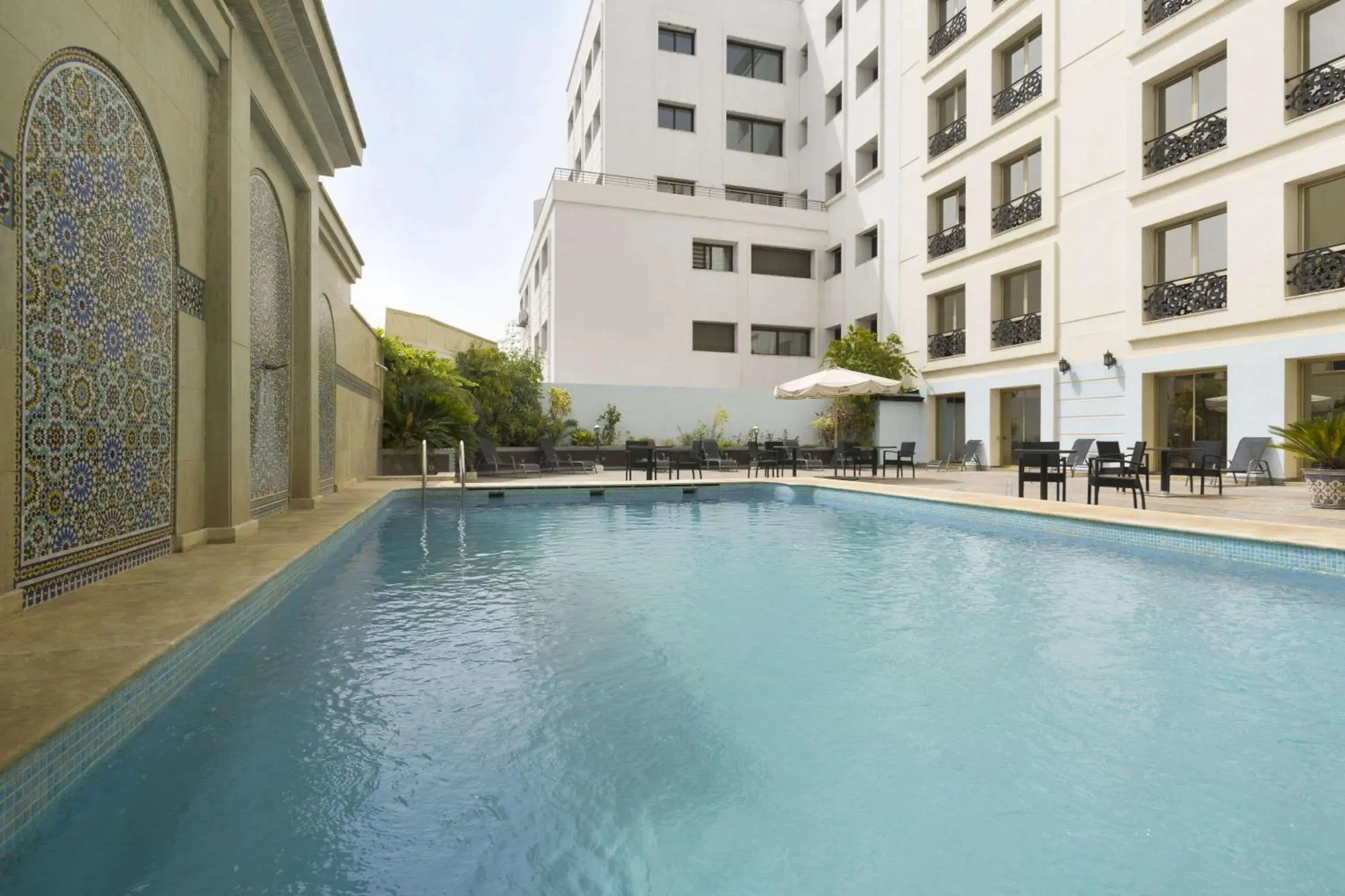 Pool view in Ramada By Wyndham Fes Pool view in Ramada By Wyndham Fes
