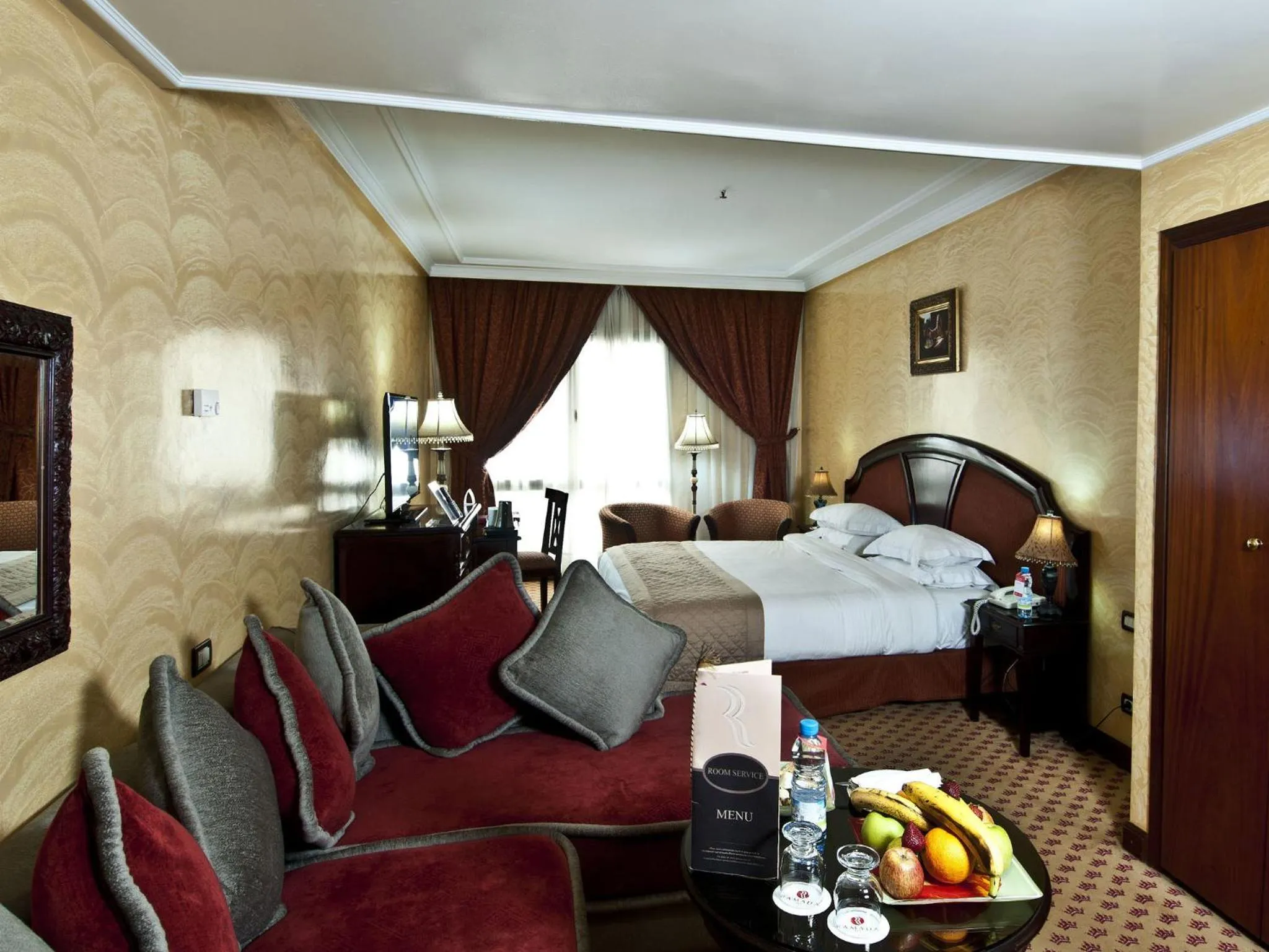 Decorative detail, Bed in Ramada By Wyndham Fes