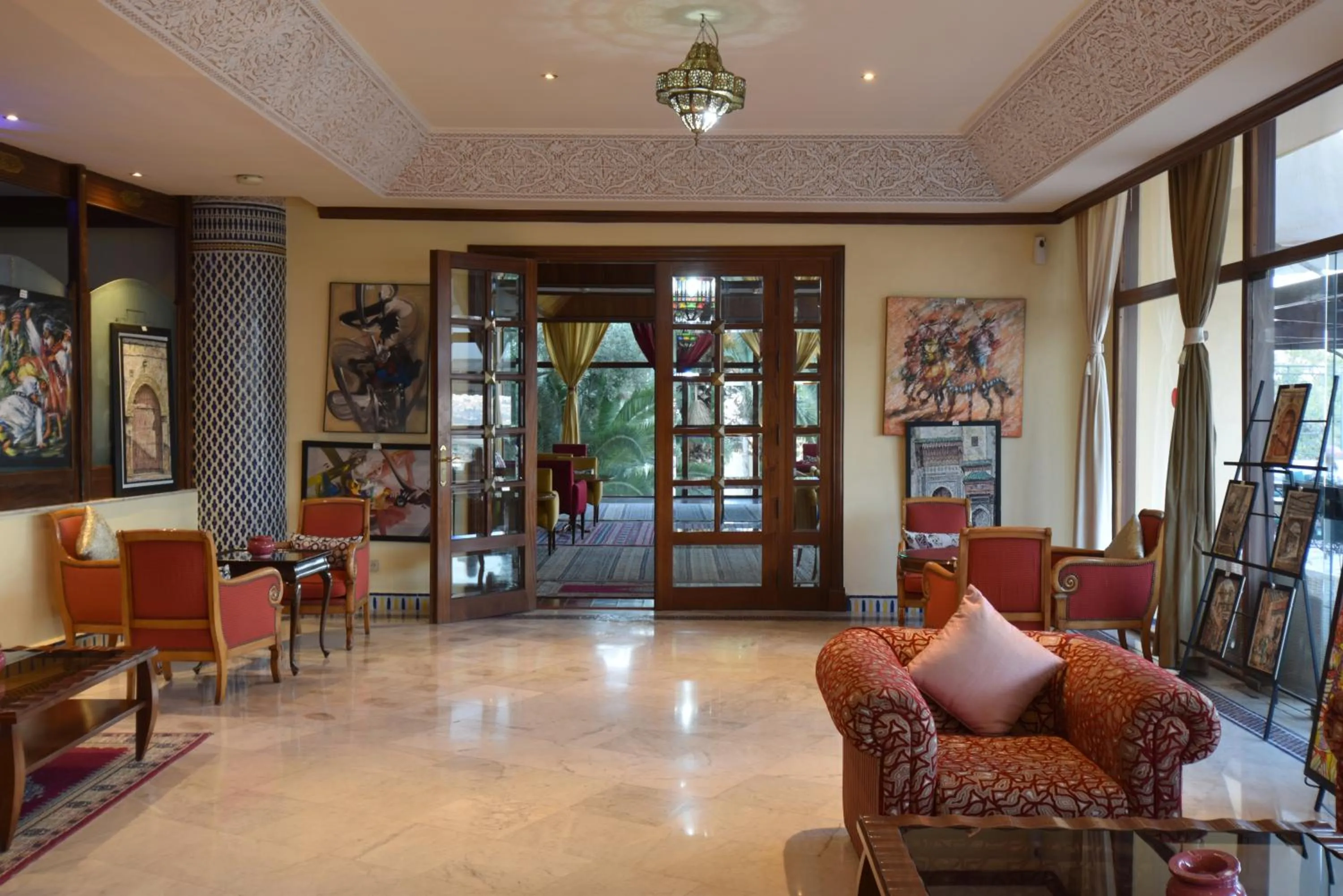 Lobby or reception in Les Mérinides