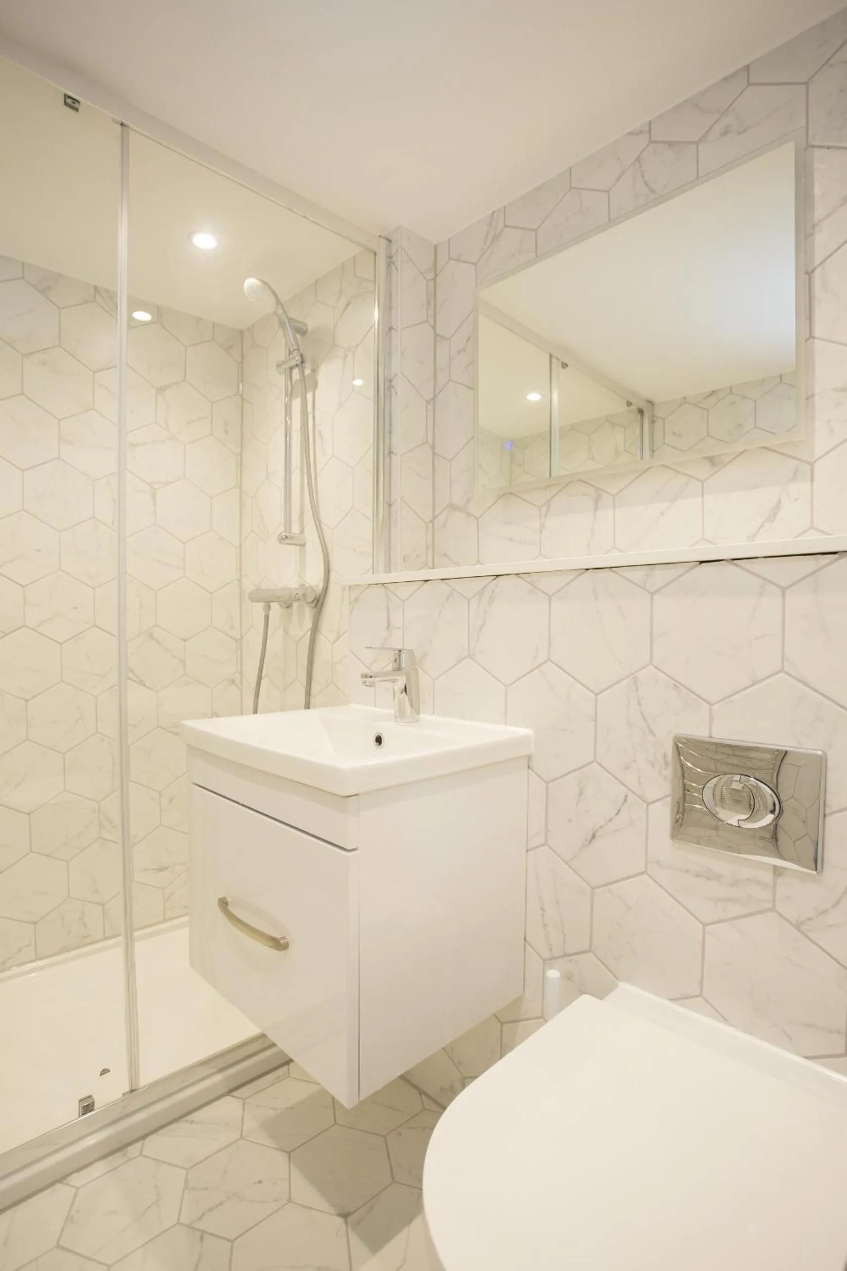 Bathroom in Garden View