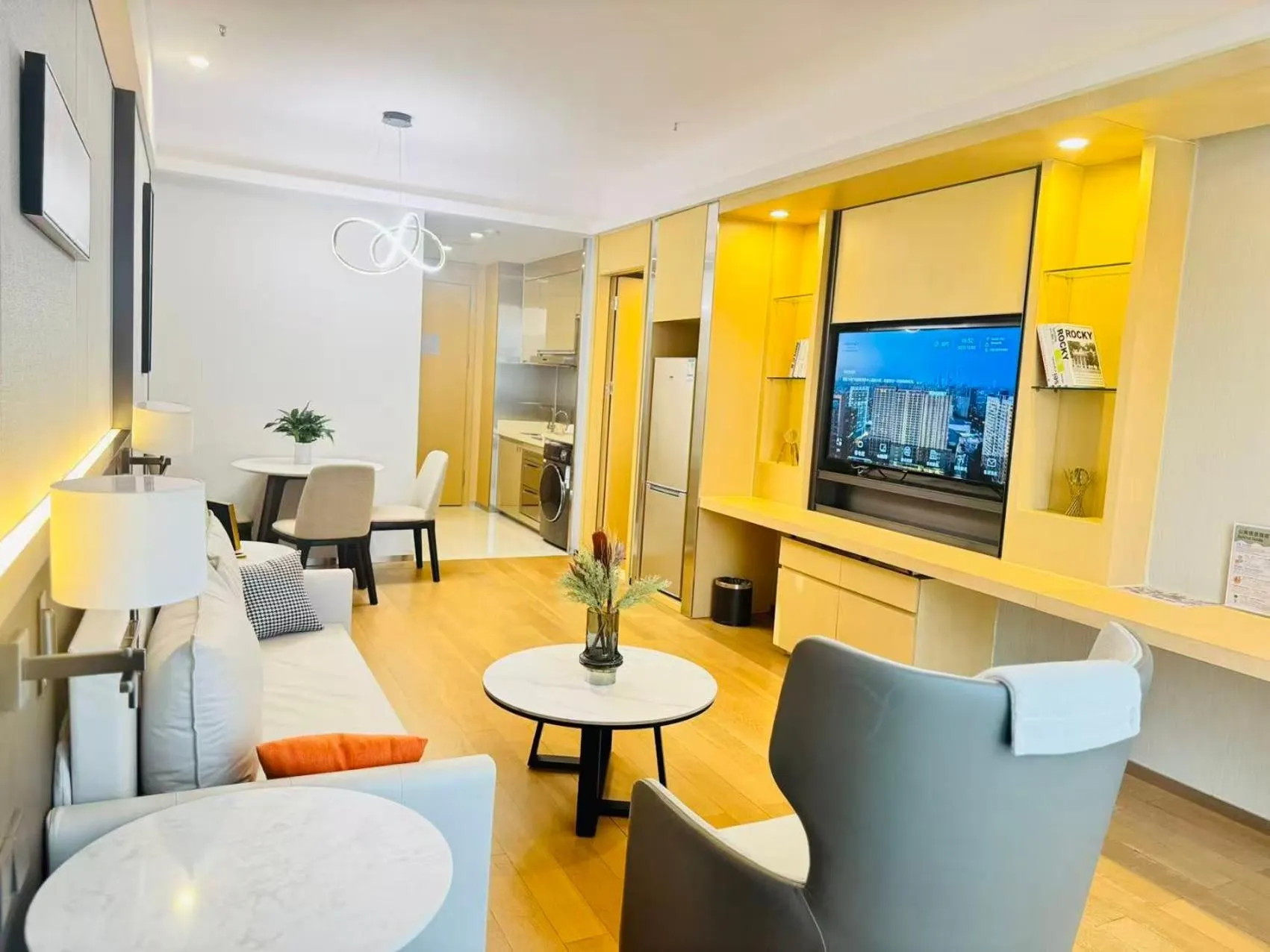 Living room in Somerset Haizhu Centre Guangzhou