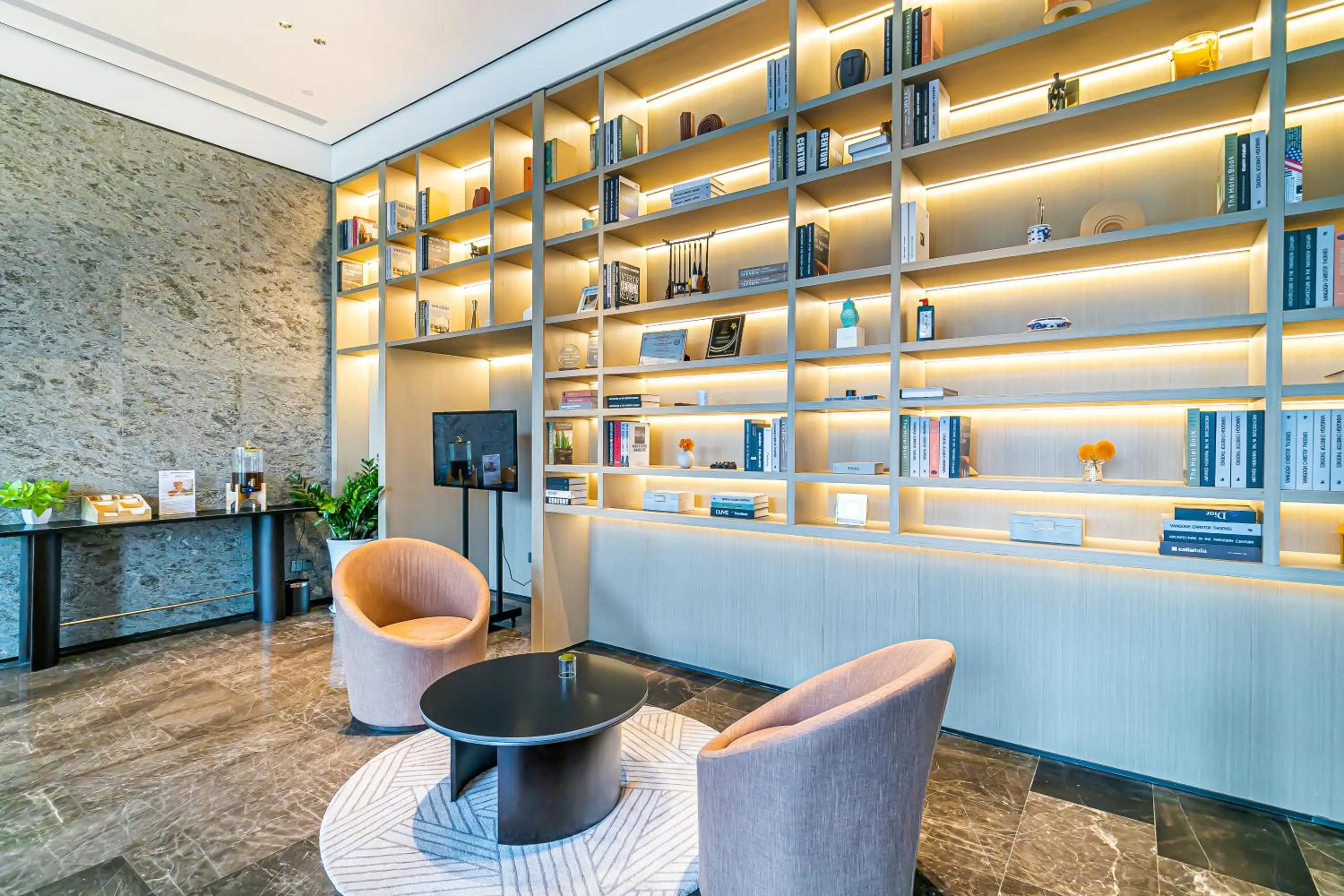 Seating area in Somerset Haizhu Centre Guangzhou