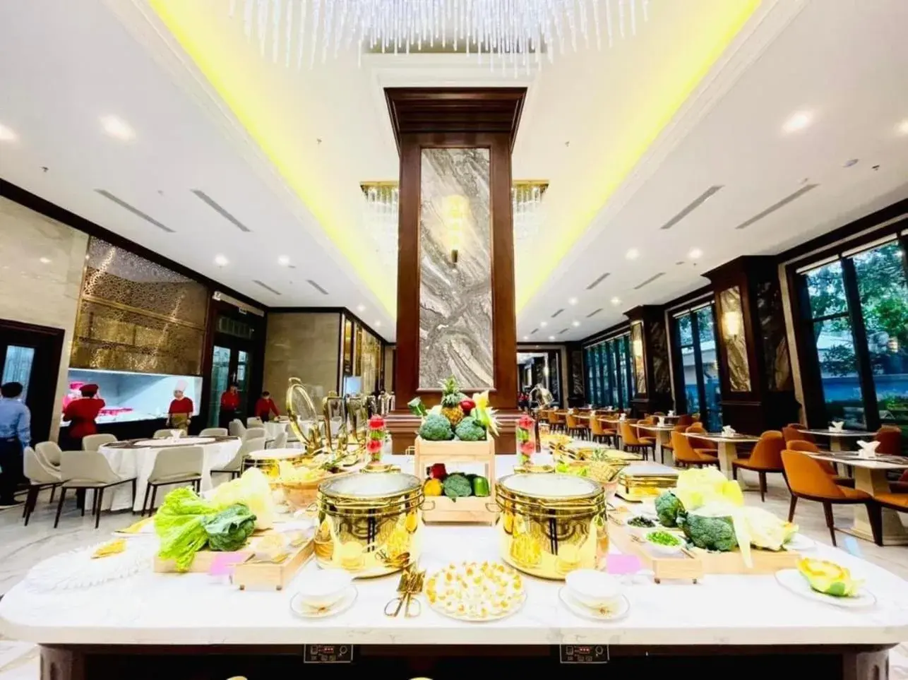 Buffet breakfast in Cửa Đông Luxury Hotel Buffet breakfast in Cửa Đông Luxury Hotel
