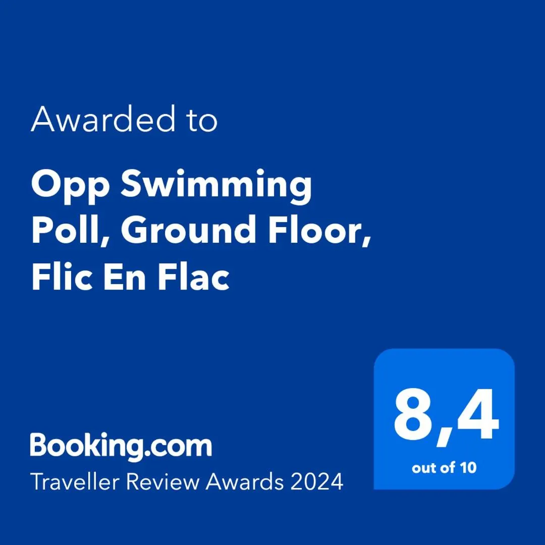 Certificate/Award in Opp Swimming Poll, Ground Floor, Flic En Flac