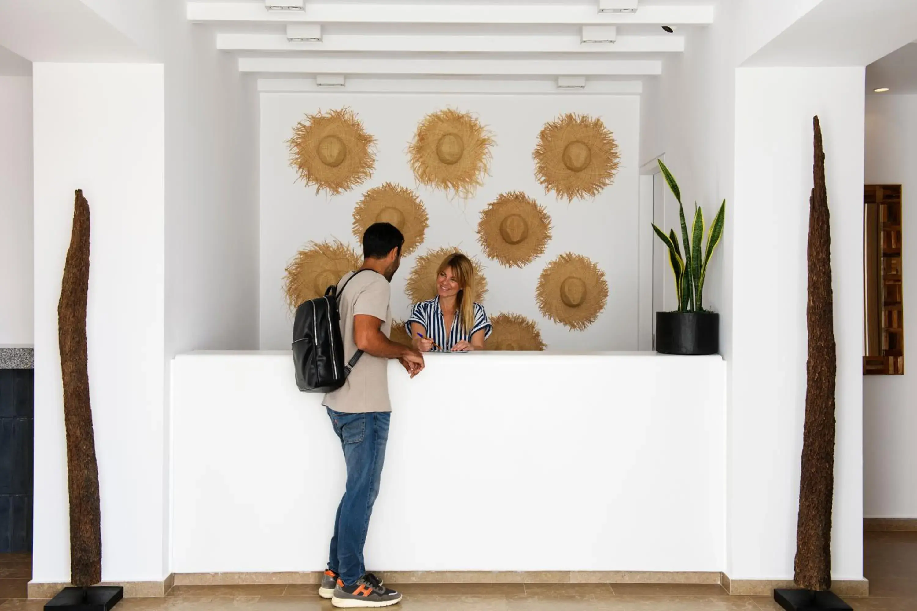 Lobby or reception in Mykonaki Hotel Lobby or reception in Mykonaki Hotel