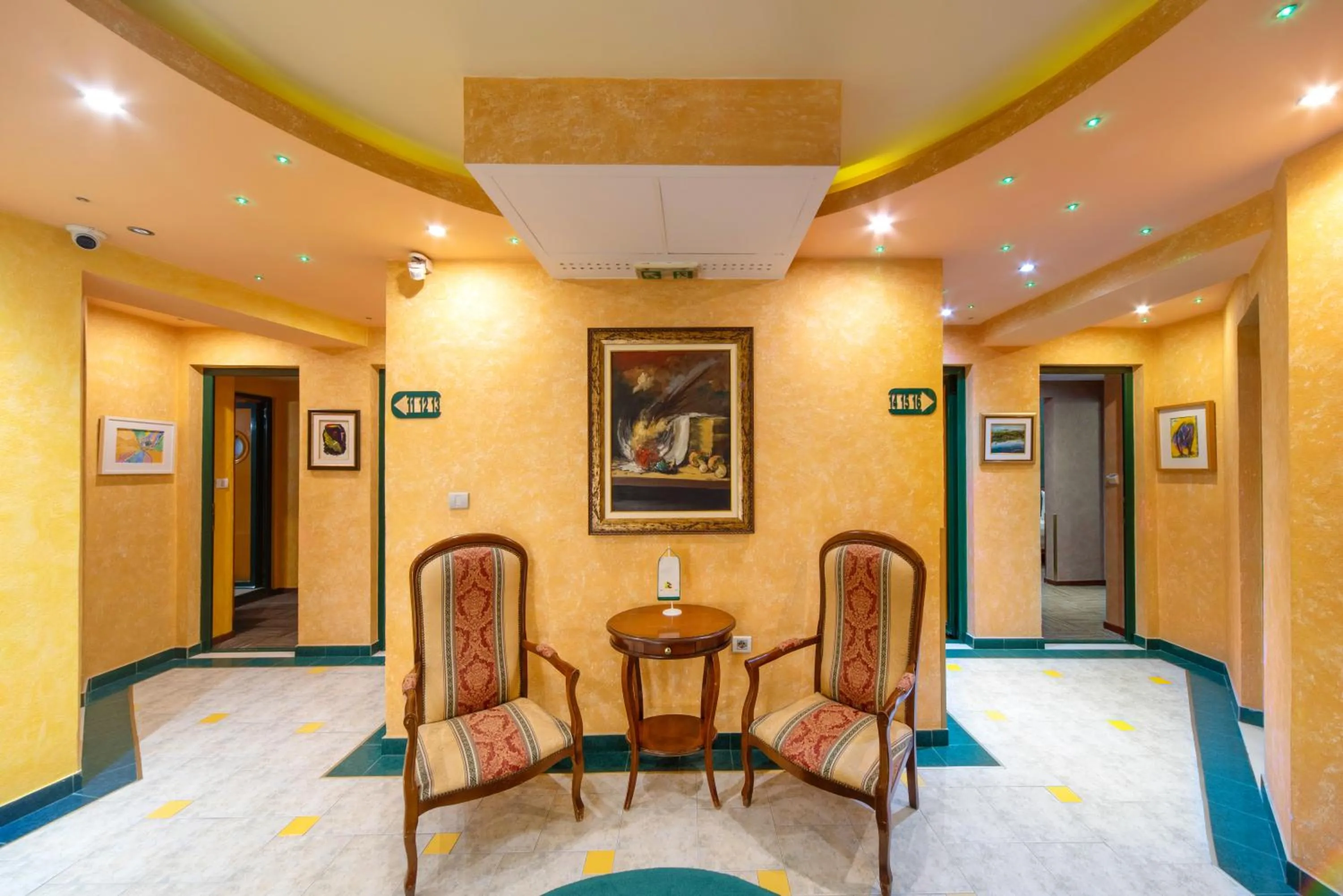 Seating area in Hotel Kerber