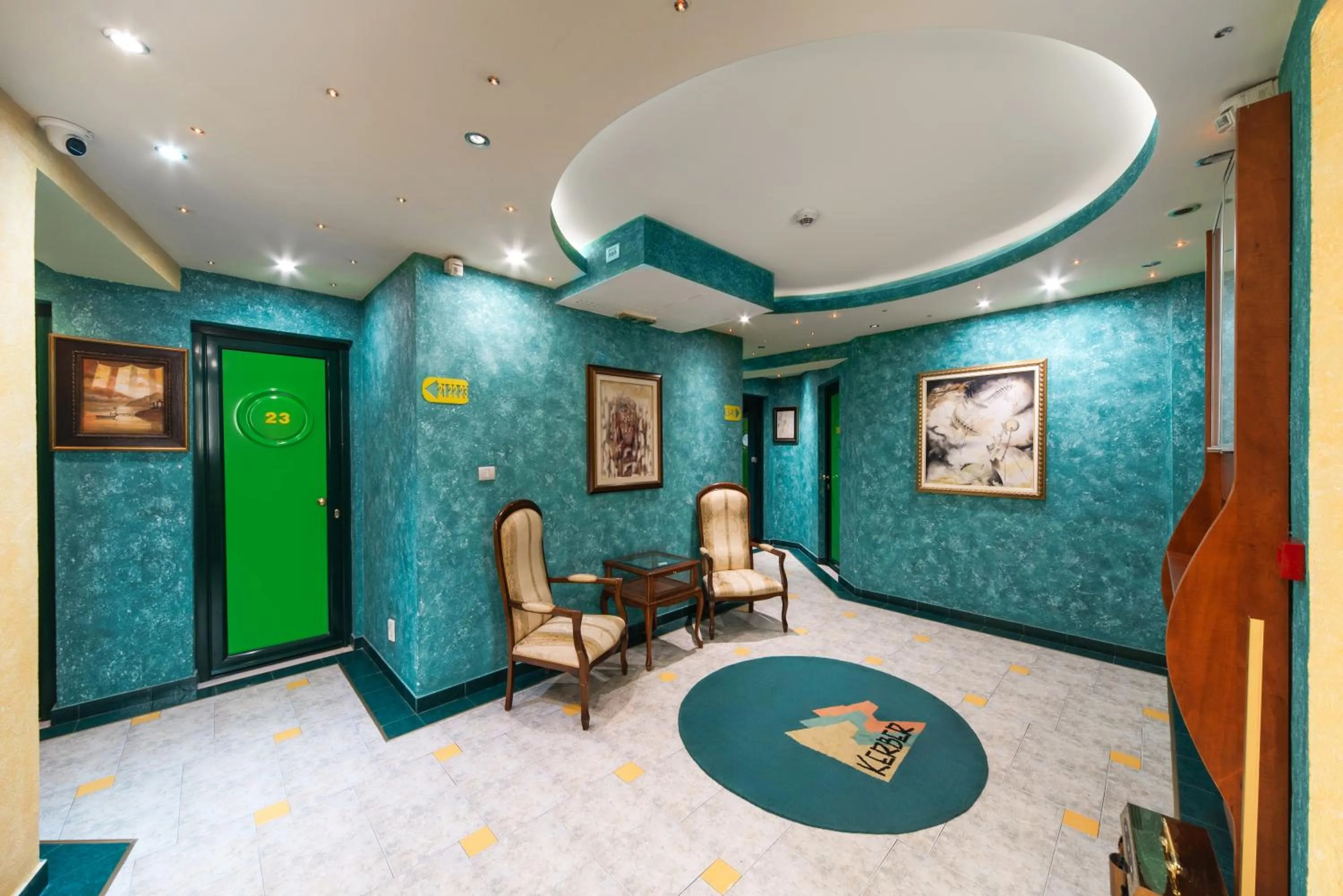 Seating area in Hotel Kerber