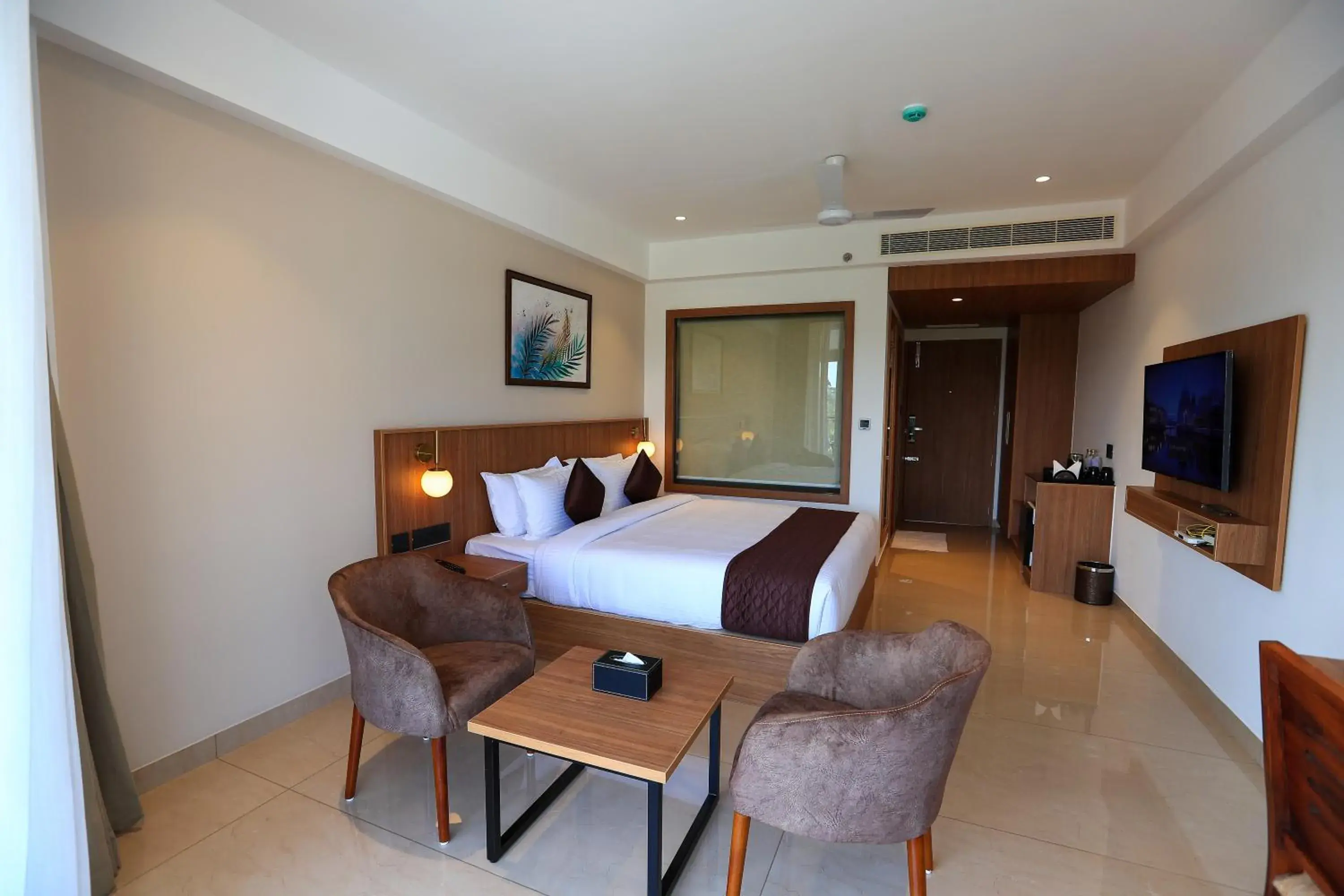 Photo of the whole room, Bed in Hotel Saffron Wayanad Photo of the whole room, Bed in Hotel Saffron Wayanad