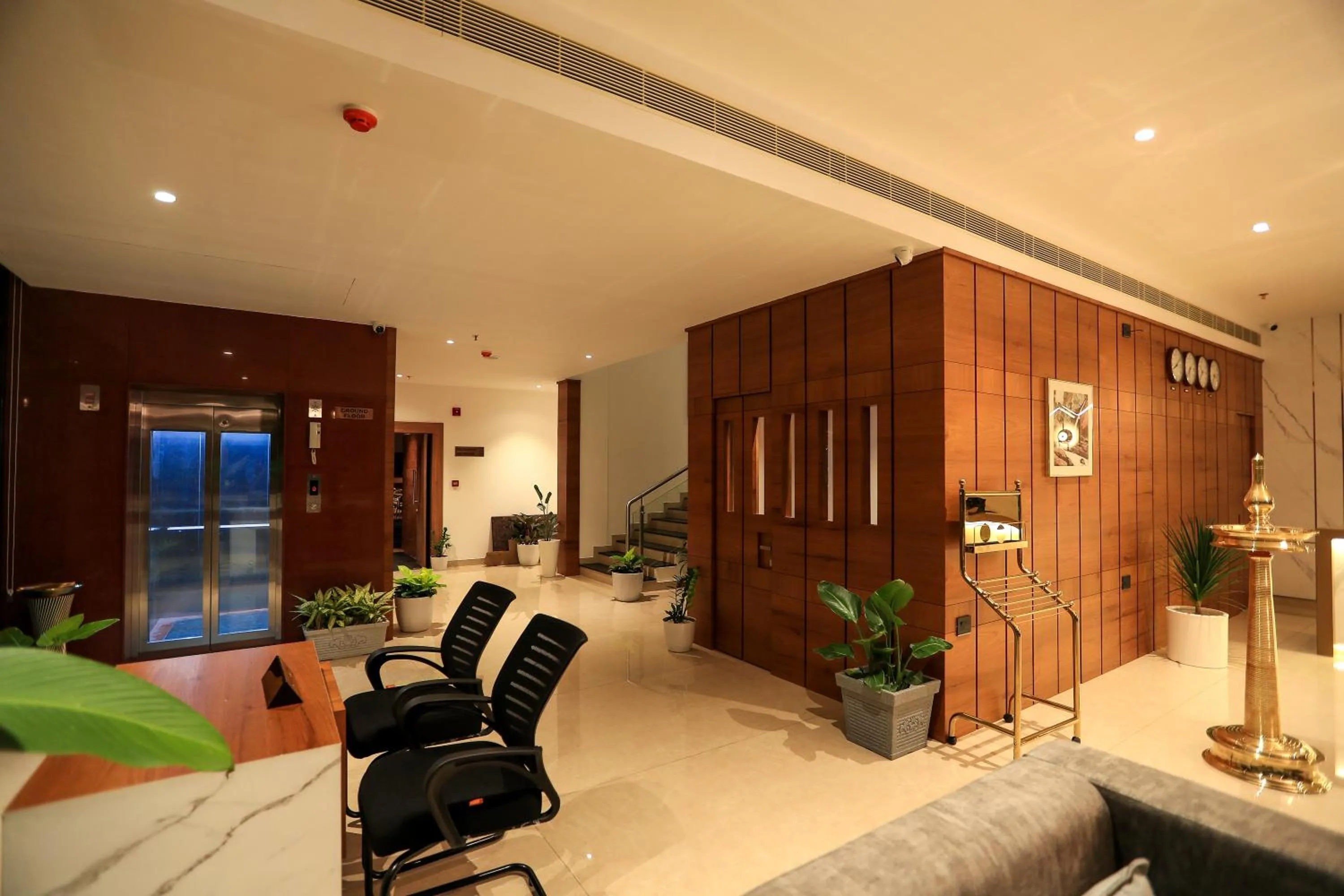 Living room in Hotel Saffron Wayanad