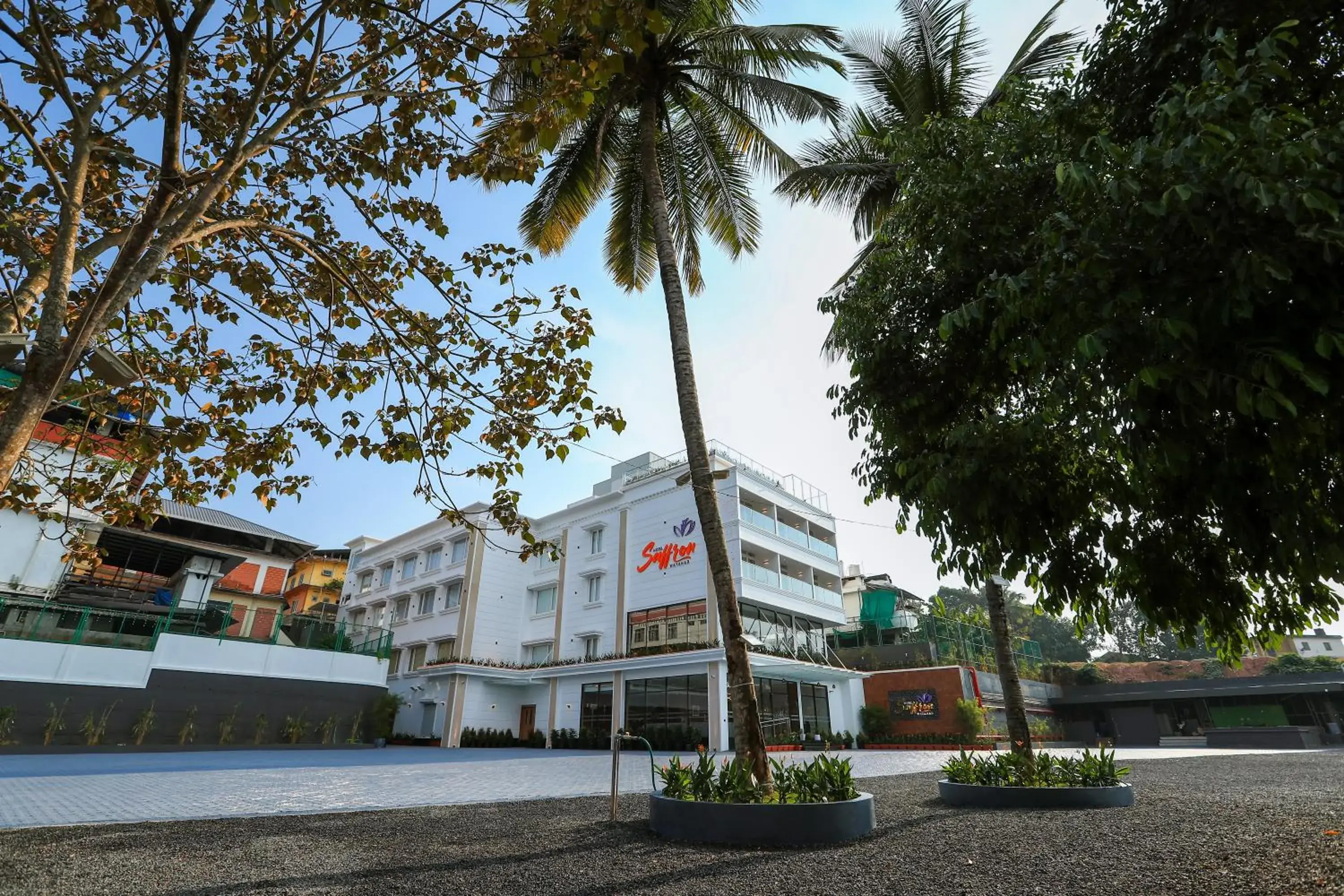 Property building in Hotel Saffron Wayanad Property building in Hotel Saffron Wayanad