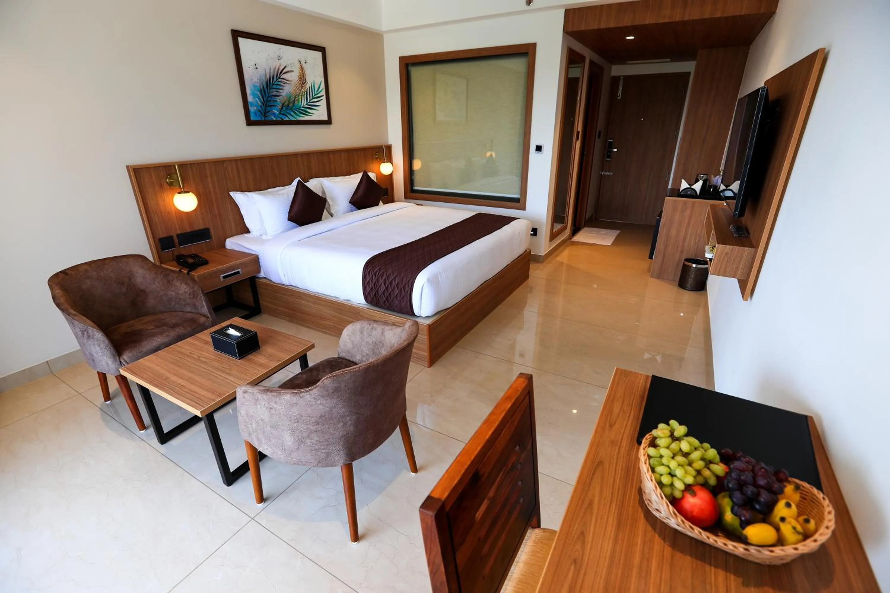 Photo of the whole room, Bed in Hotel Saffron Wayanad