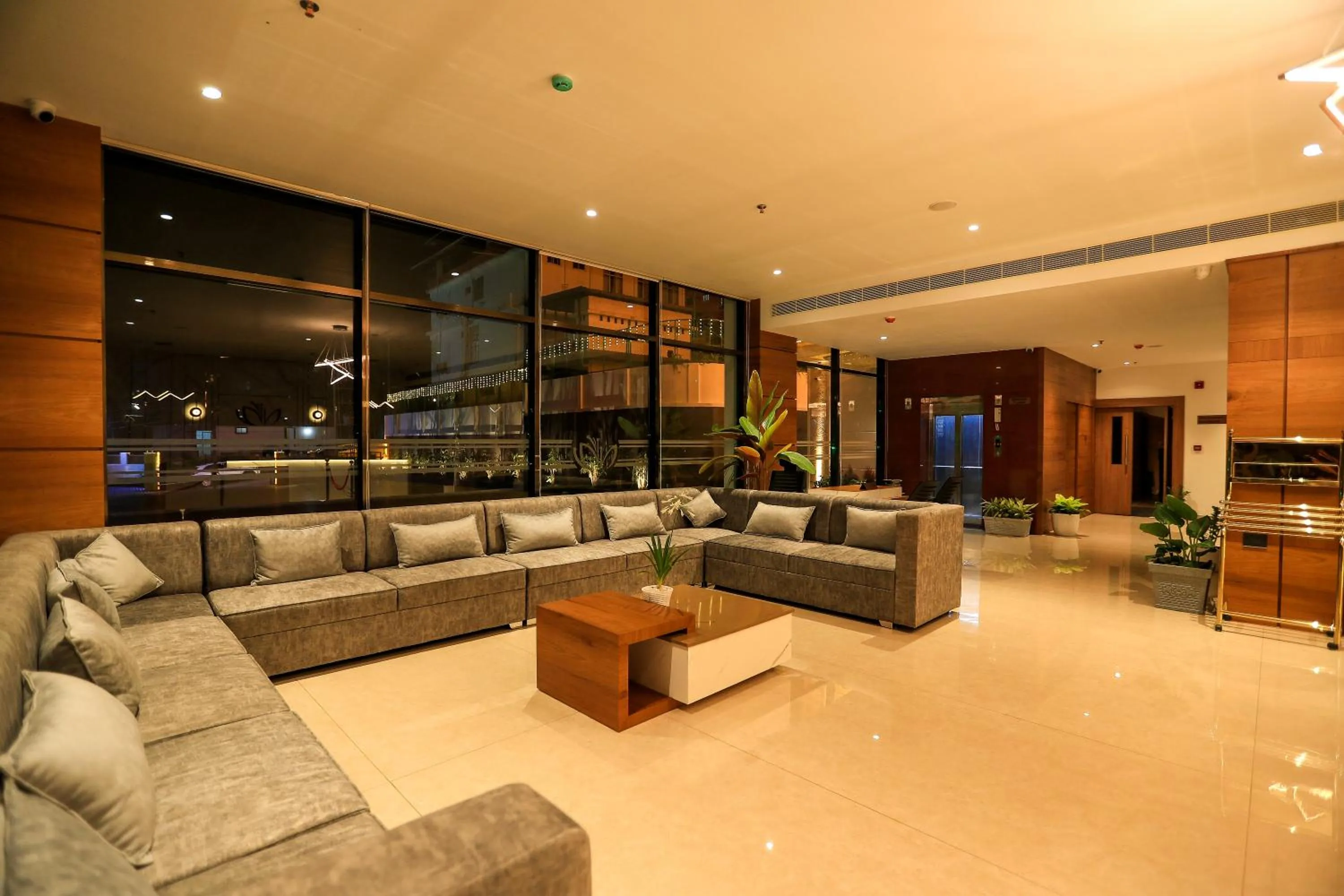 Living room in Hotel Saffron Wayanad