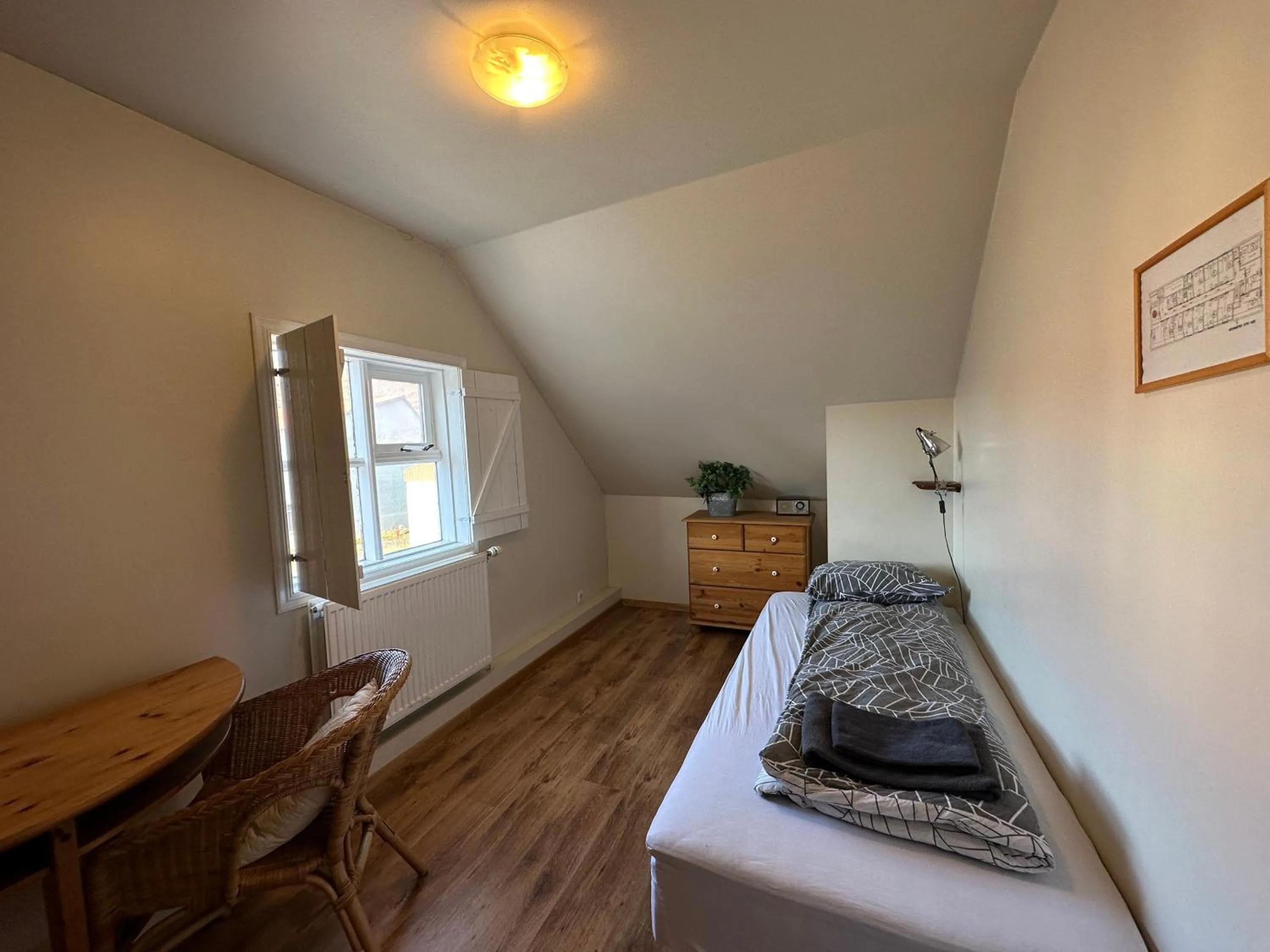 Bed in Tærgesen Guesthouse