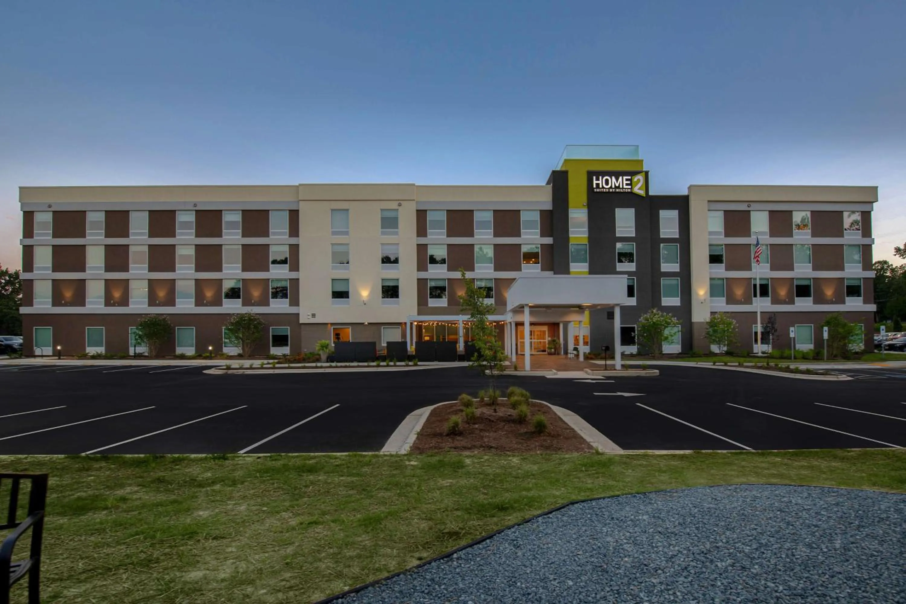 Property building in Home2 Suites By Hilton Fayetteville North