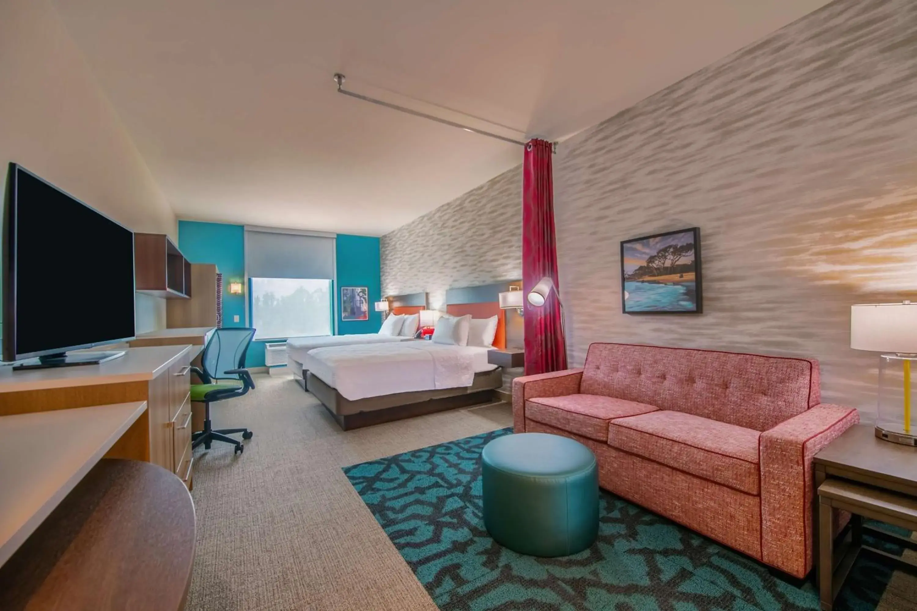 Studio Suite with Two Queen Beds - Hearing Access in Home2 Suites By Hilton Kingsland Studio Suite with Two Queen Beds - Hearing Access in Home2 Suites By Hilton Kingsland