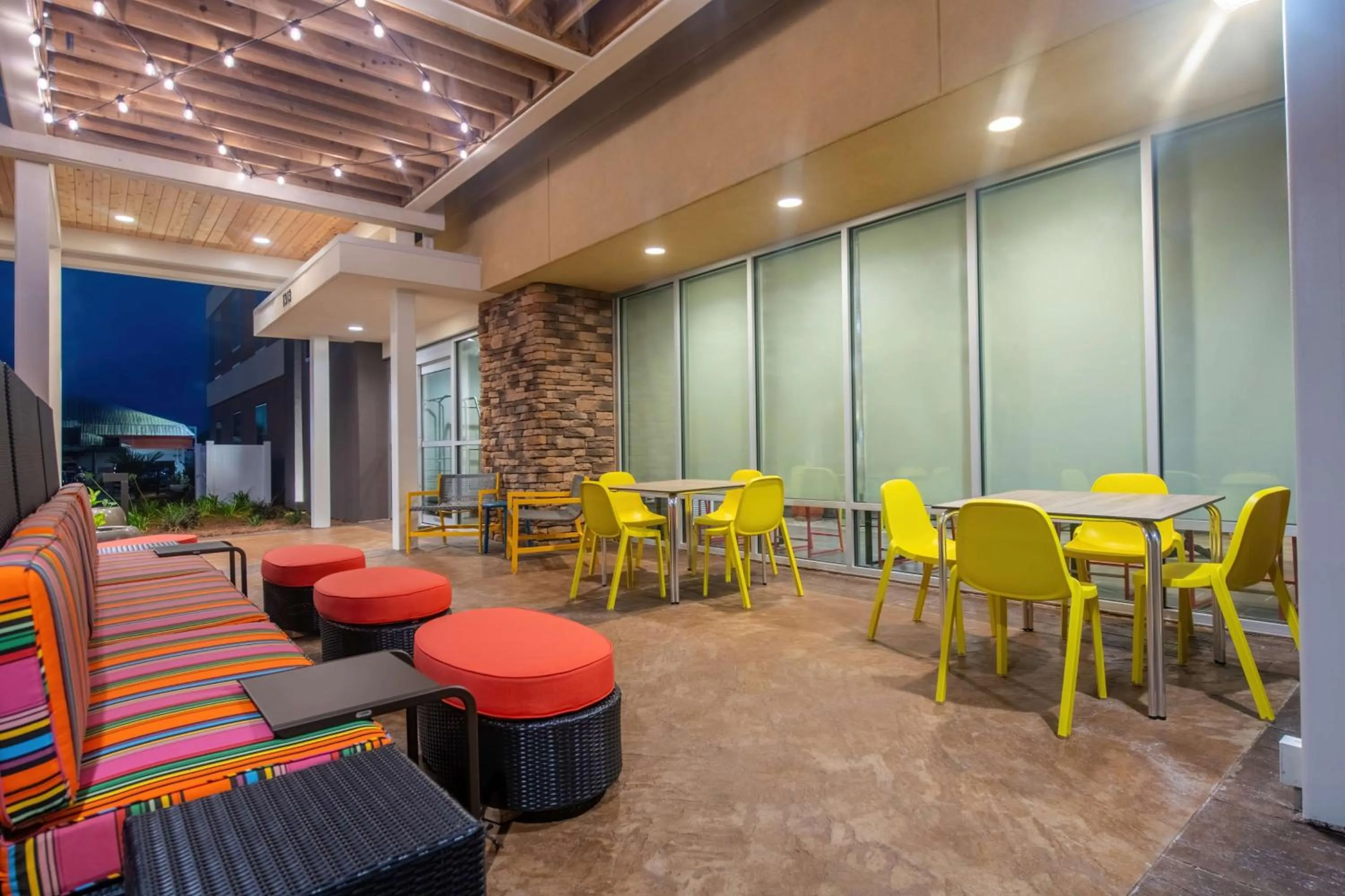 Patio in Home2 Suites By Hilton Kingsland