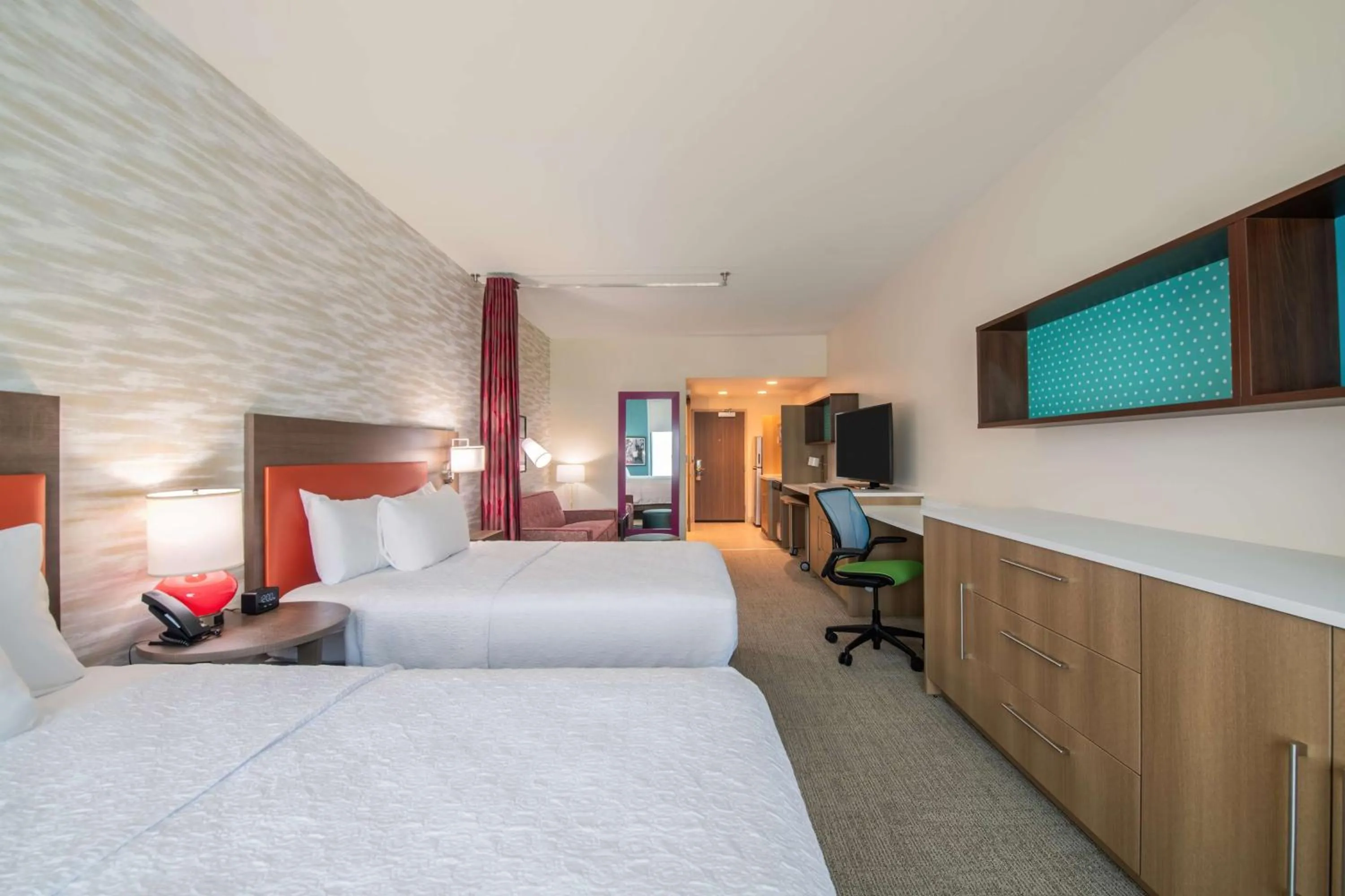 Bedroom, Bed in Home2 Suites By Hilton Kingsland