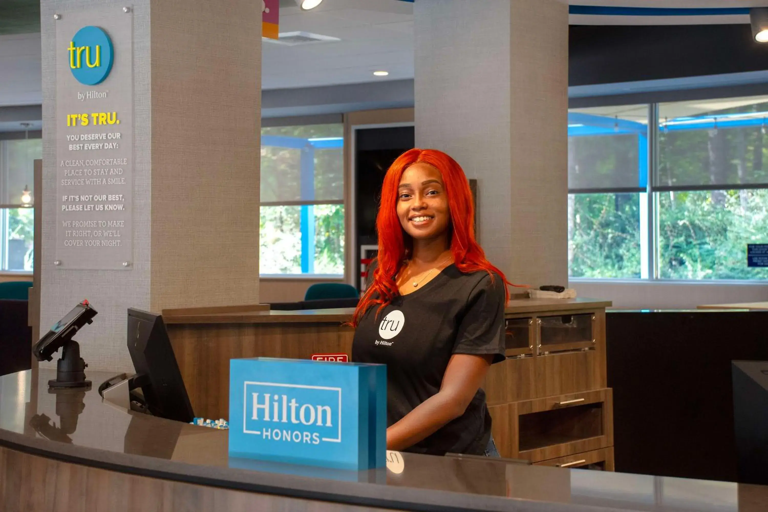 Lobby or reception in Tru By Hilton Wake Forest Raleigh North Lobby or reception in Tru By Hilton Wake Forest Raleigh North