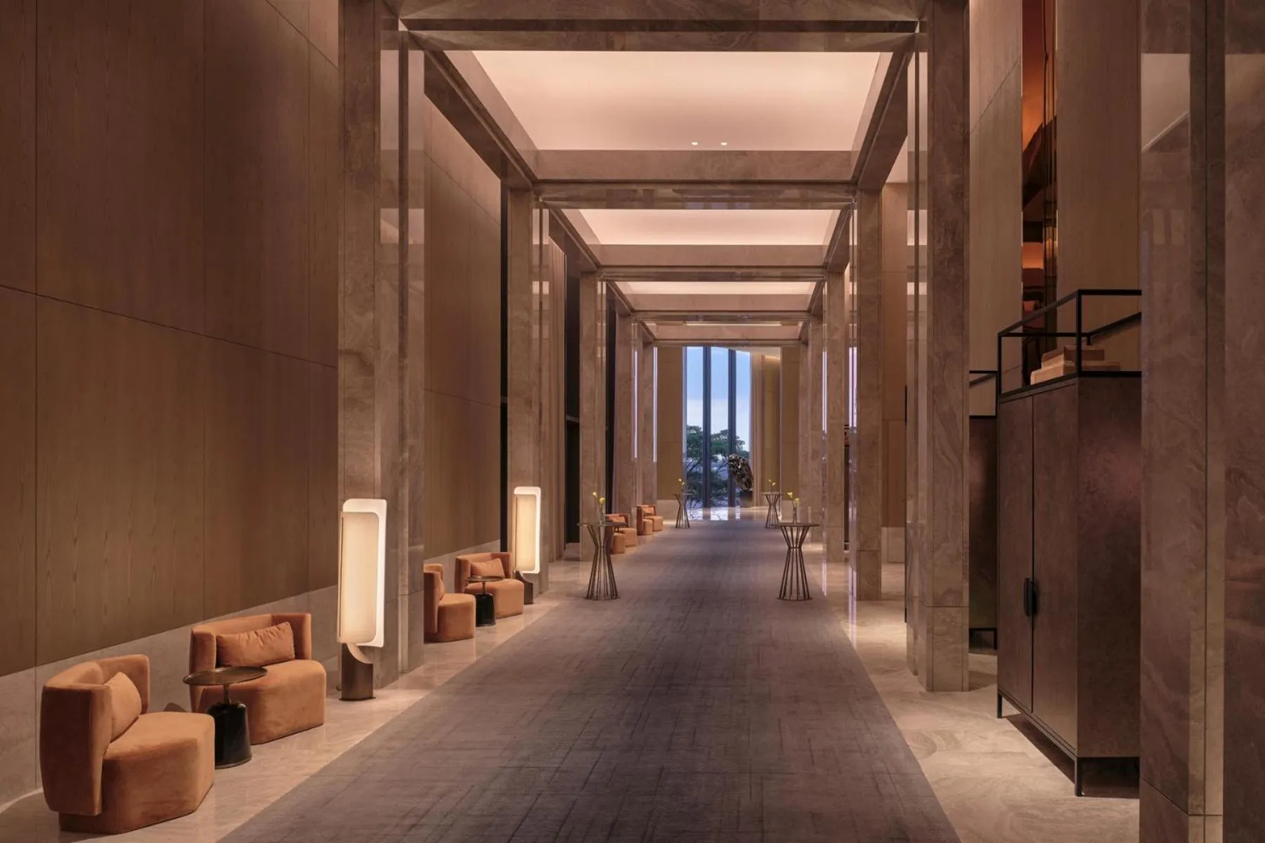 Banquet/Function facilities in Conrad Shenzhen, the first art museum hotel in Greater Bay Area with the stunning bay and sunset view in the hotel terrace