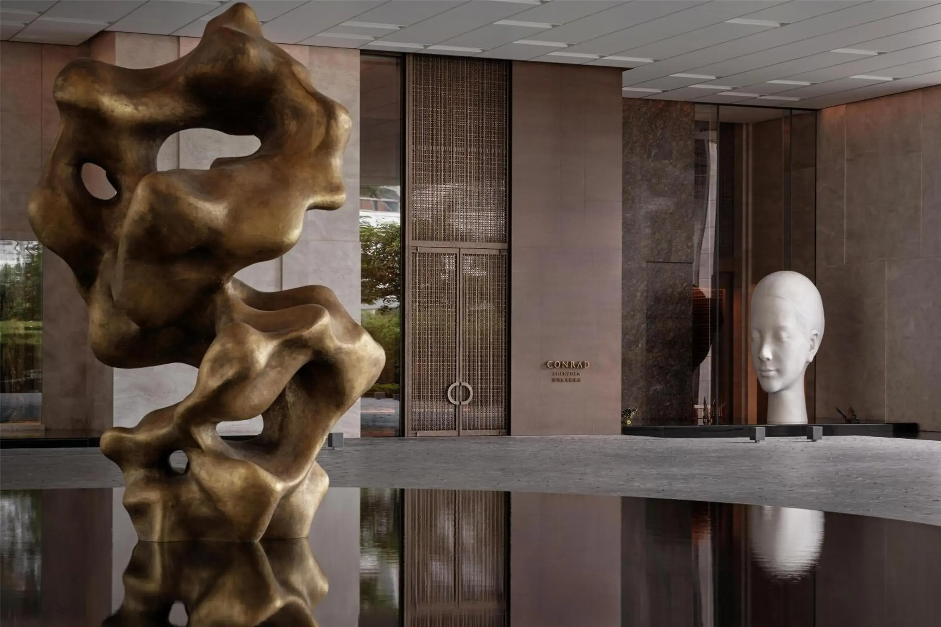 Lobby or reception in Conrad Shenzhen Lobby or reception in Conrad Shenzhen