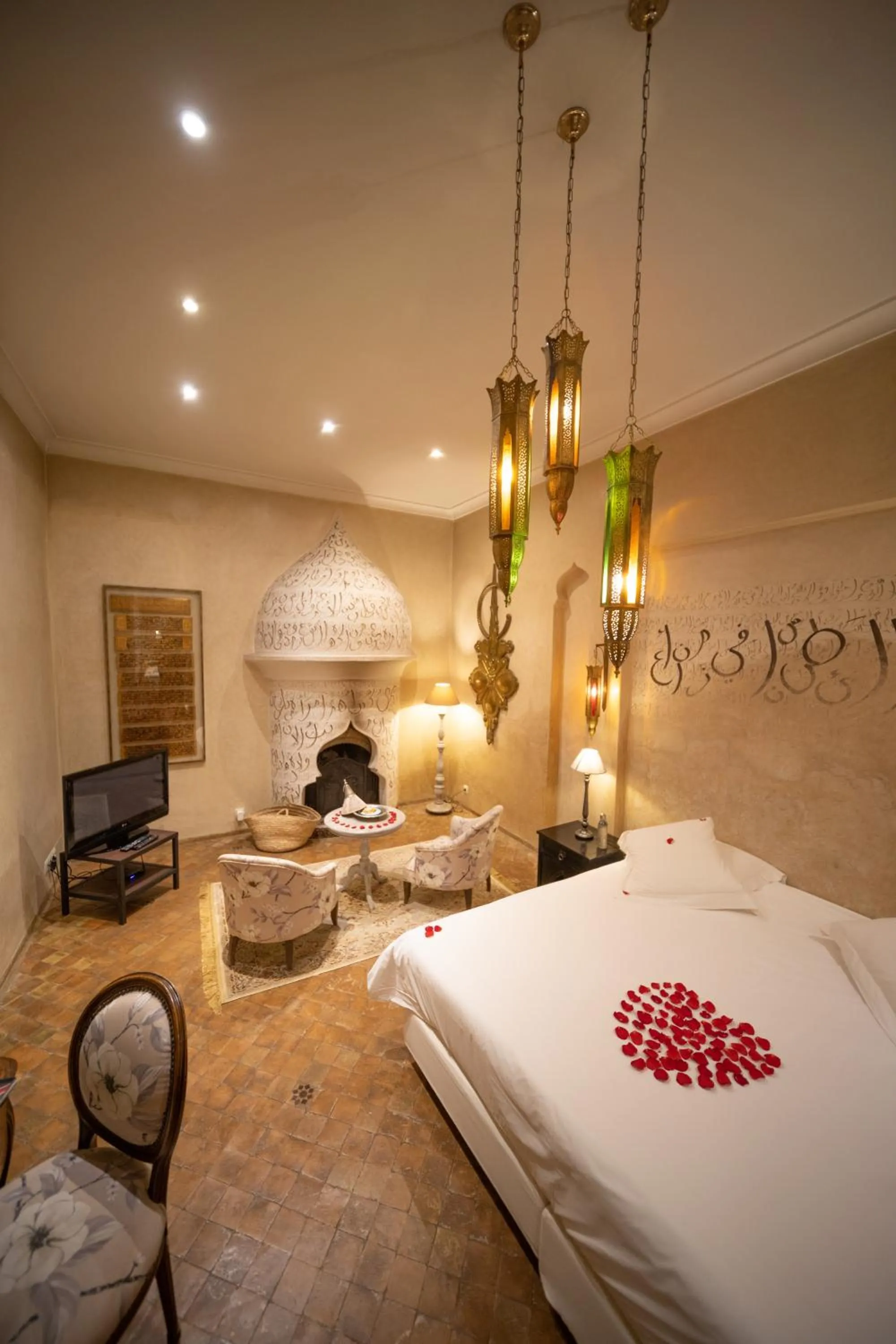 Bed in Demeures d'Orient Riad & Spa
