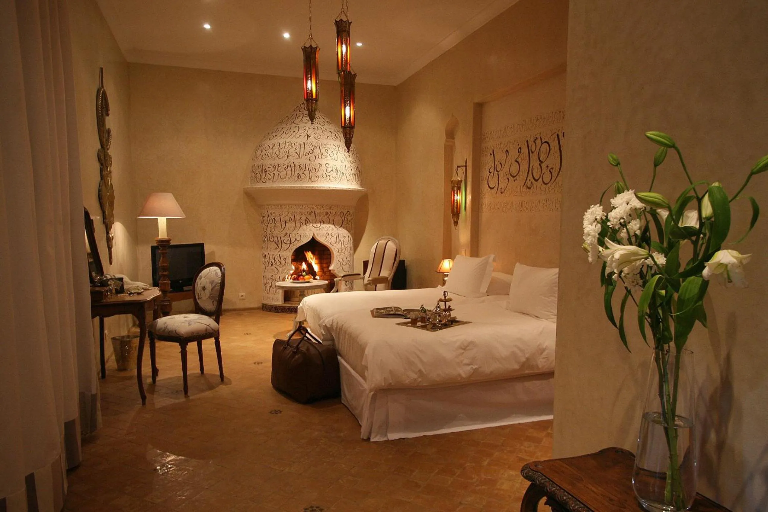 Bed in Demeures d'Orient Riad & Spa