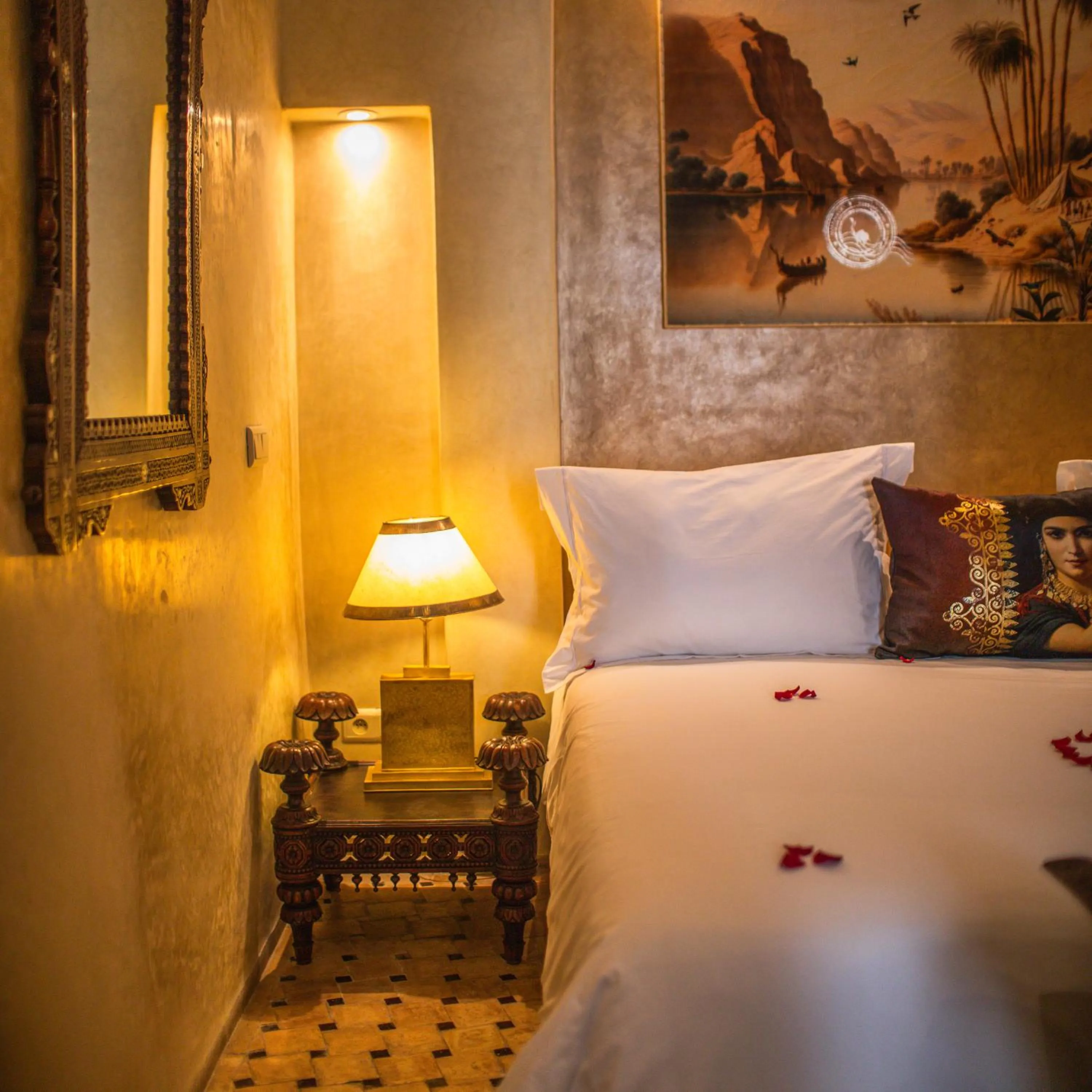 Bed in Demeures d'Orient Riad & Spa