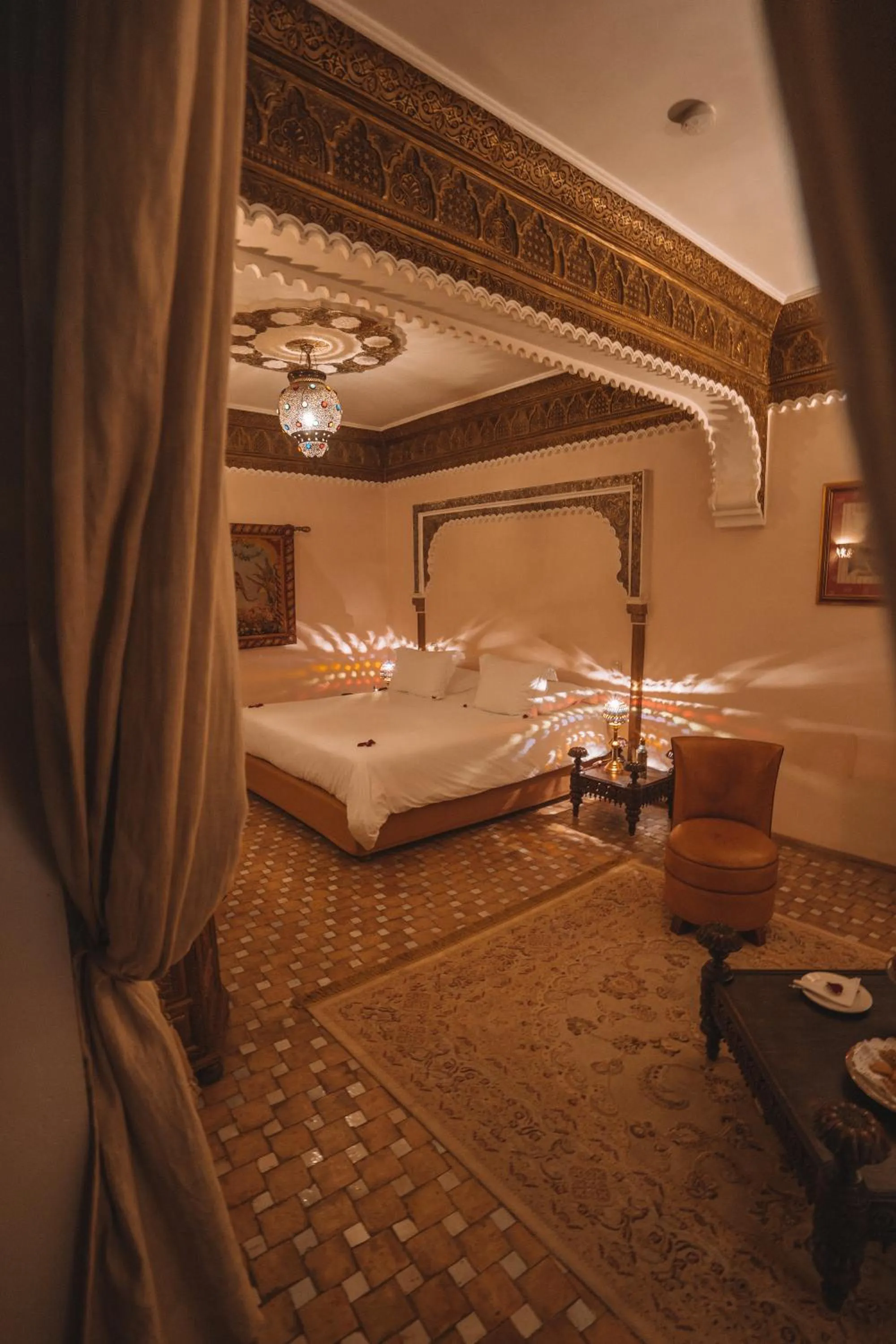 Bed in Demeures d'Orient Riad & Spa