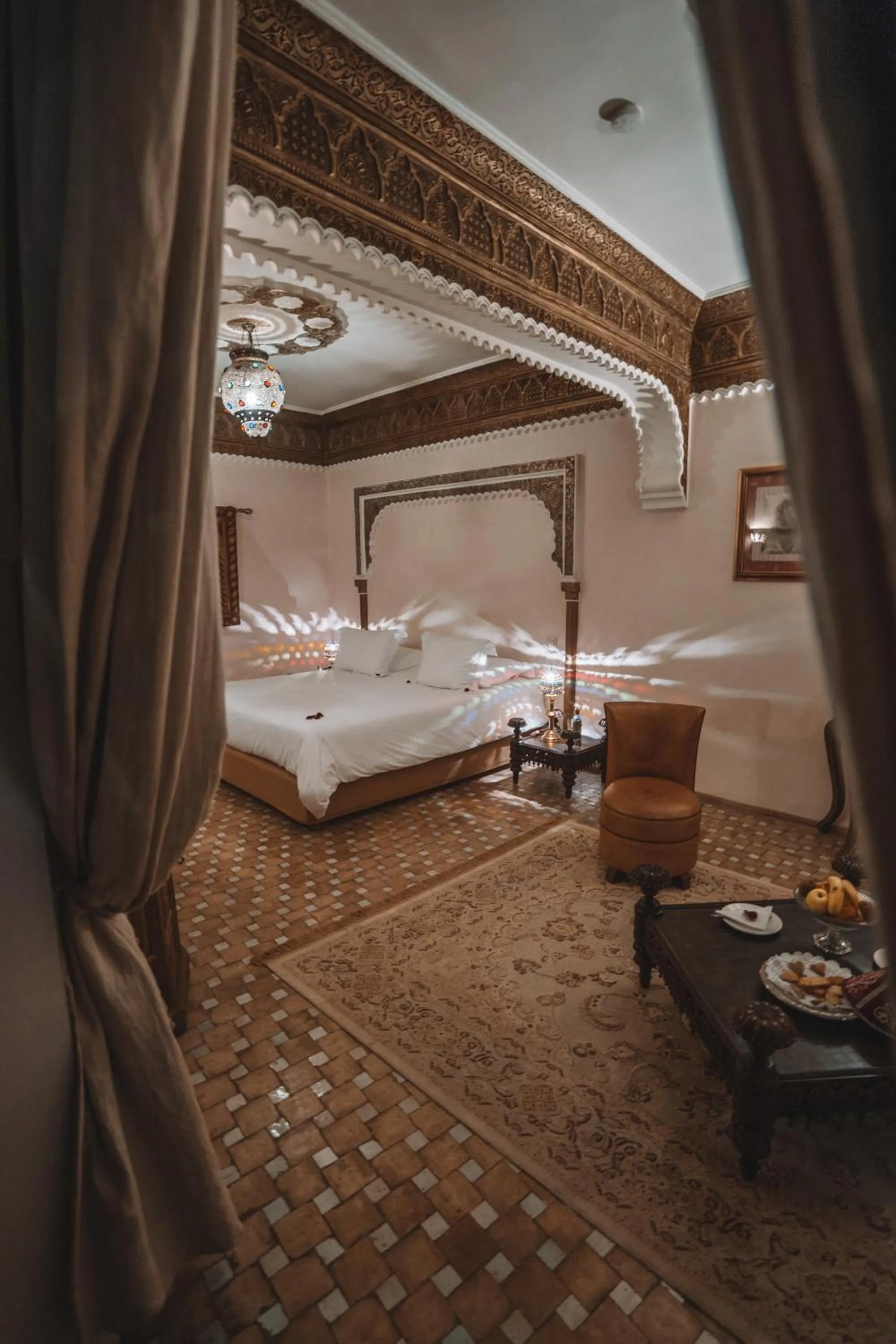 Bed in Demeures d'Orient Riad & Spa