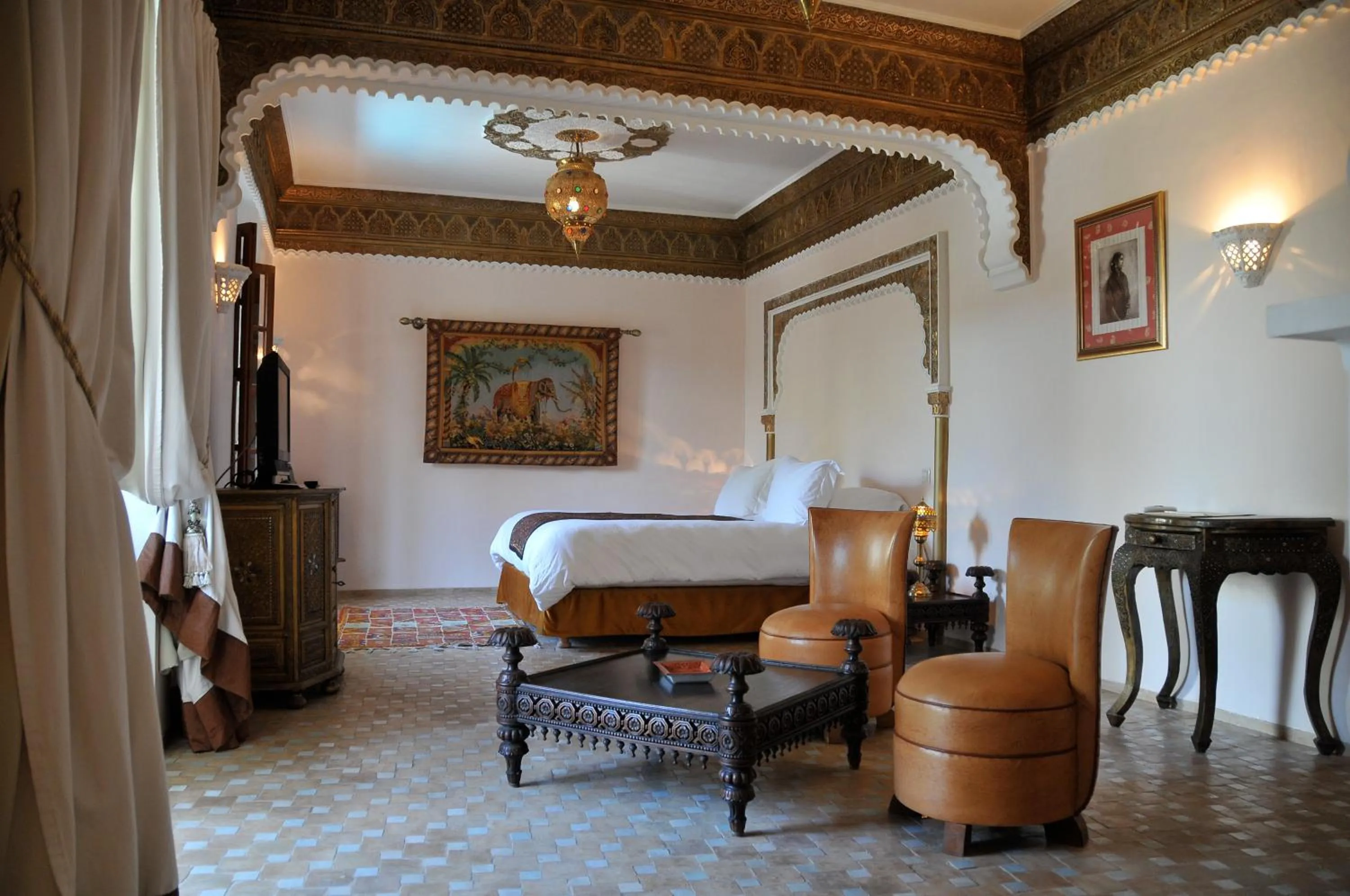 Bed in Demeures d'Orient Riad & Spa